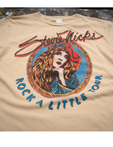 Stevie Nicks Rock a Little Tour Tee Crew Tee, Sun Bleached