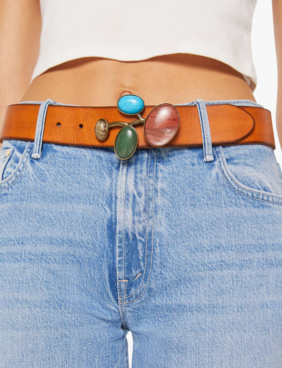 Jewelry Box Belt, Brown