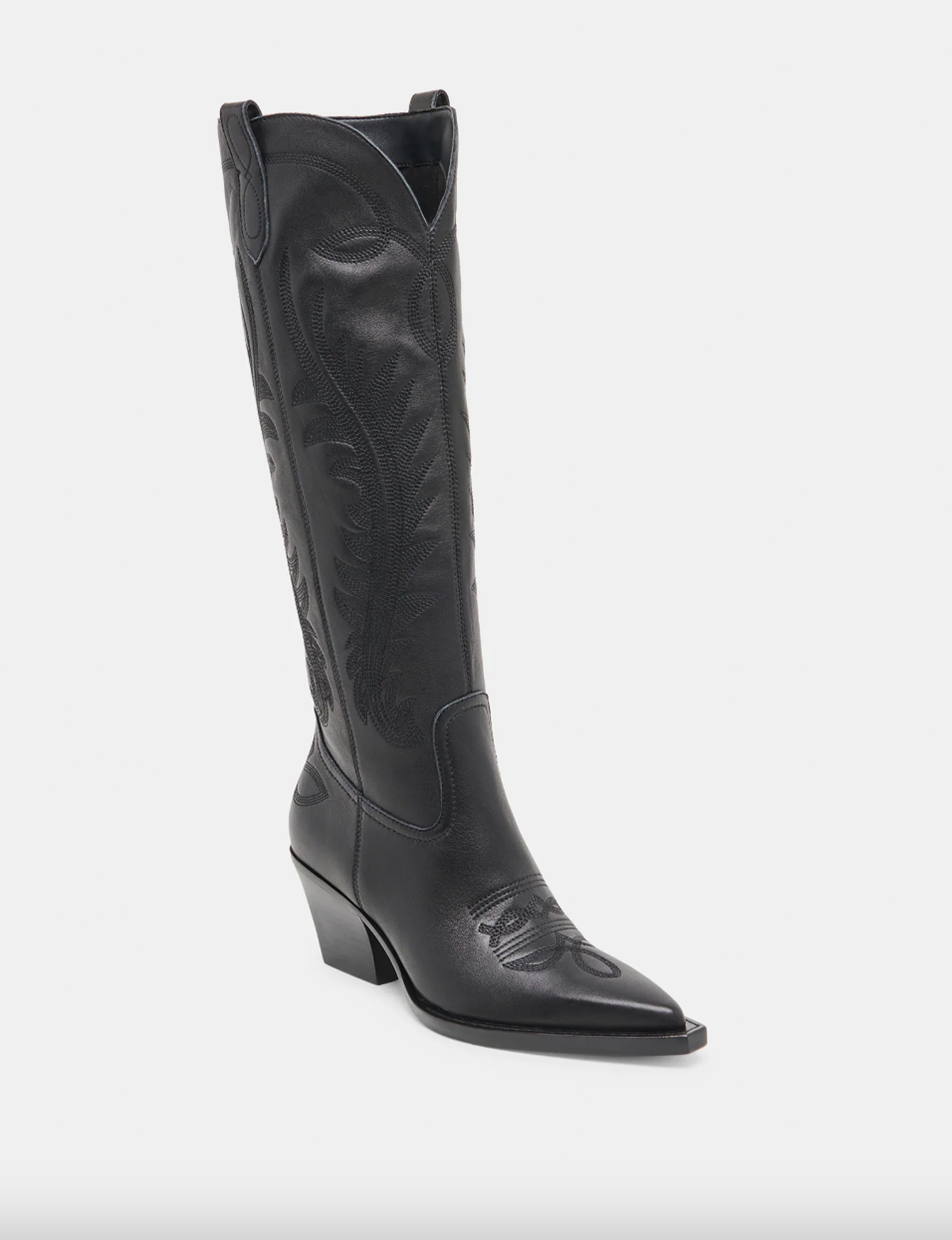 Ryatt Boot, Black Leather