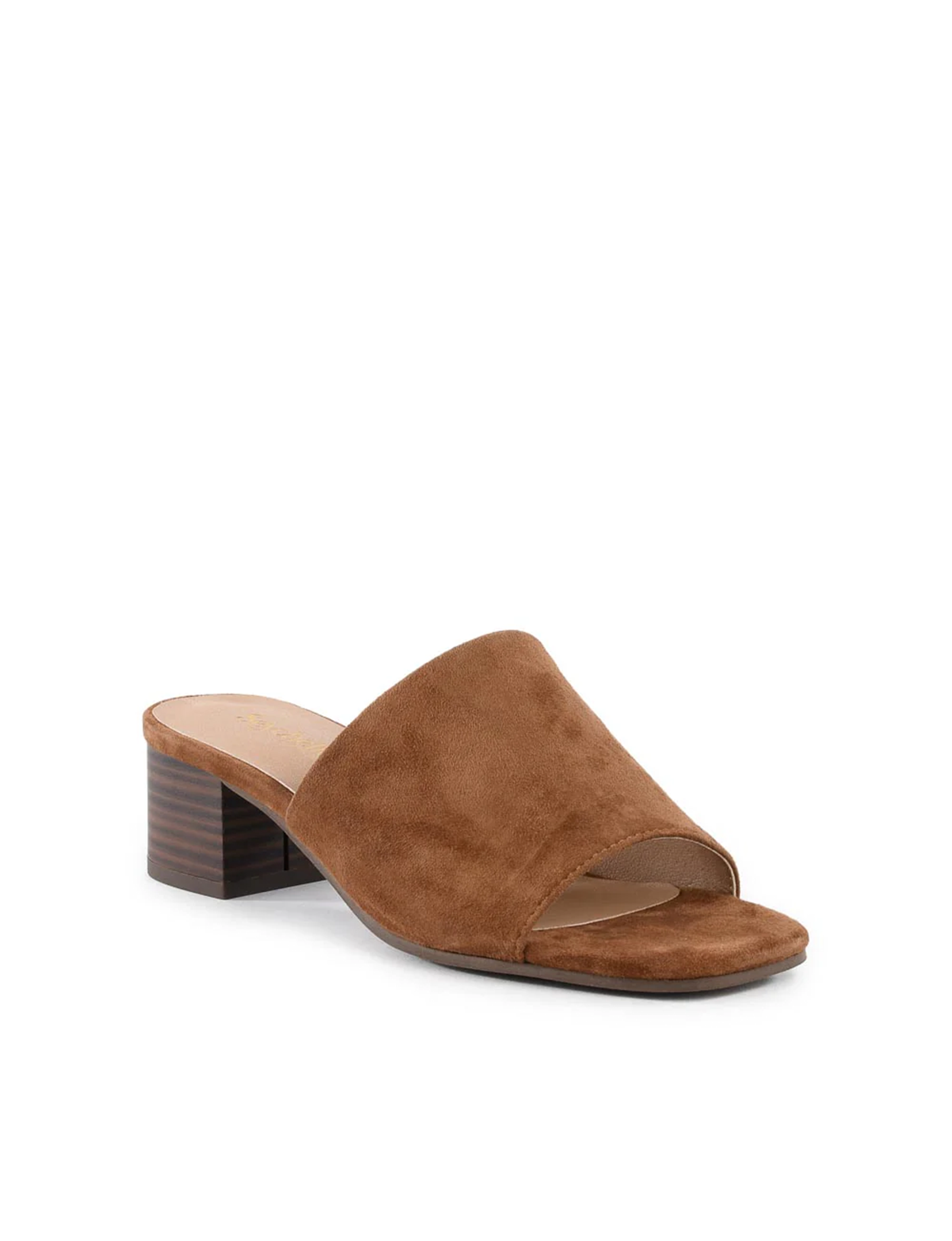 Pepper Raffia, Brown Suede