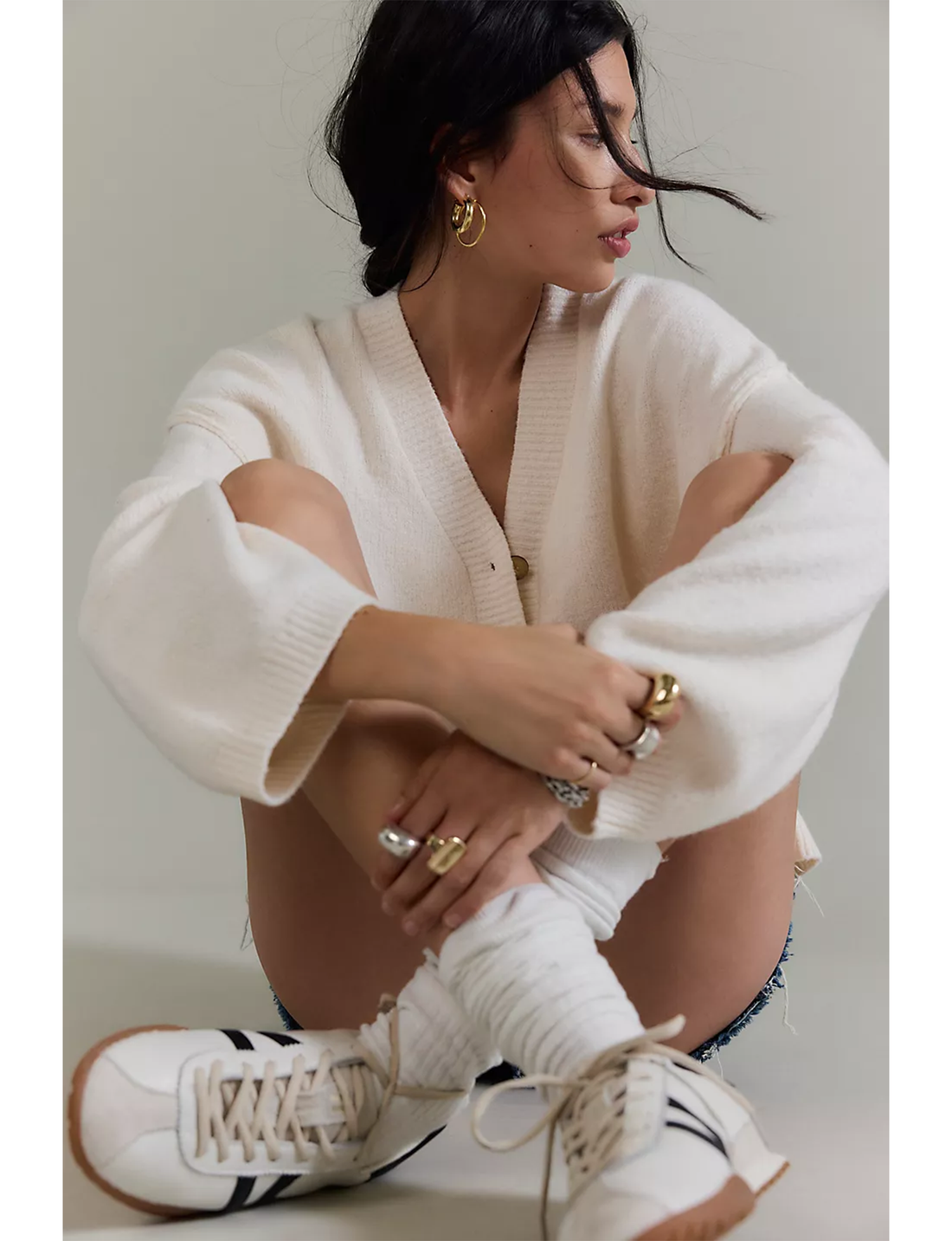 Cool of The Night Cardi, Ivory