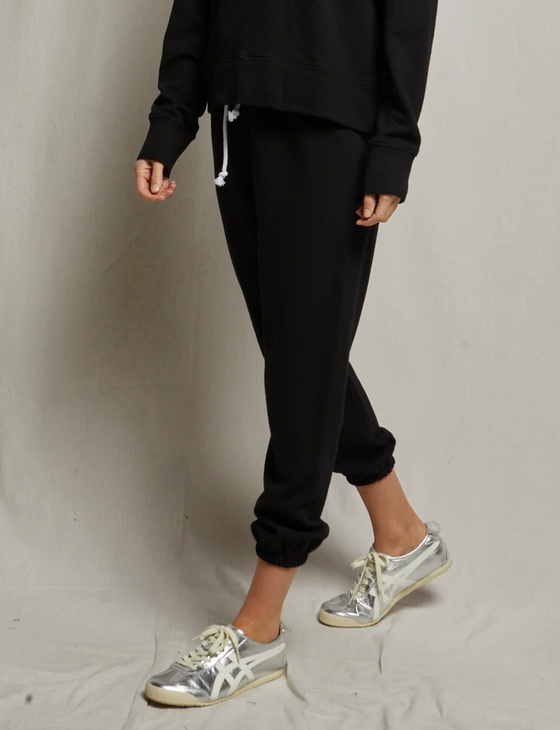 Johnny French Terry Sweatpant, True Black