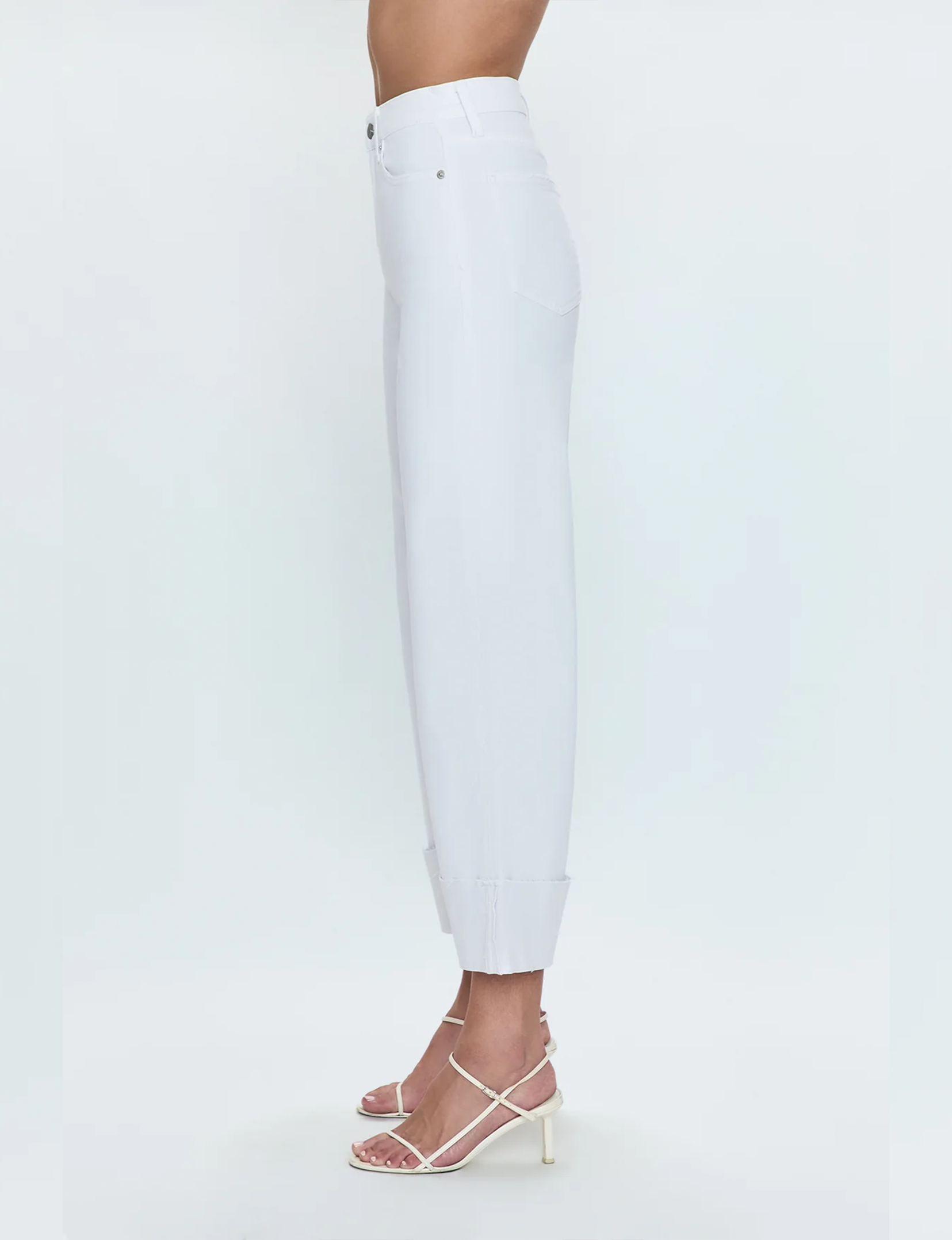 Lana Crop Wide Leg, Vivid White