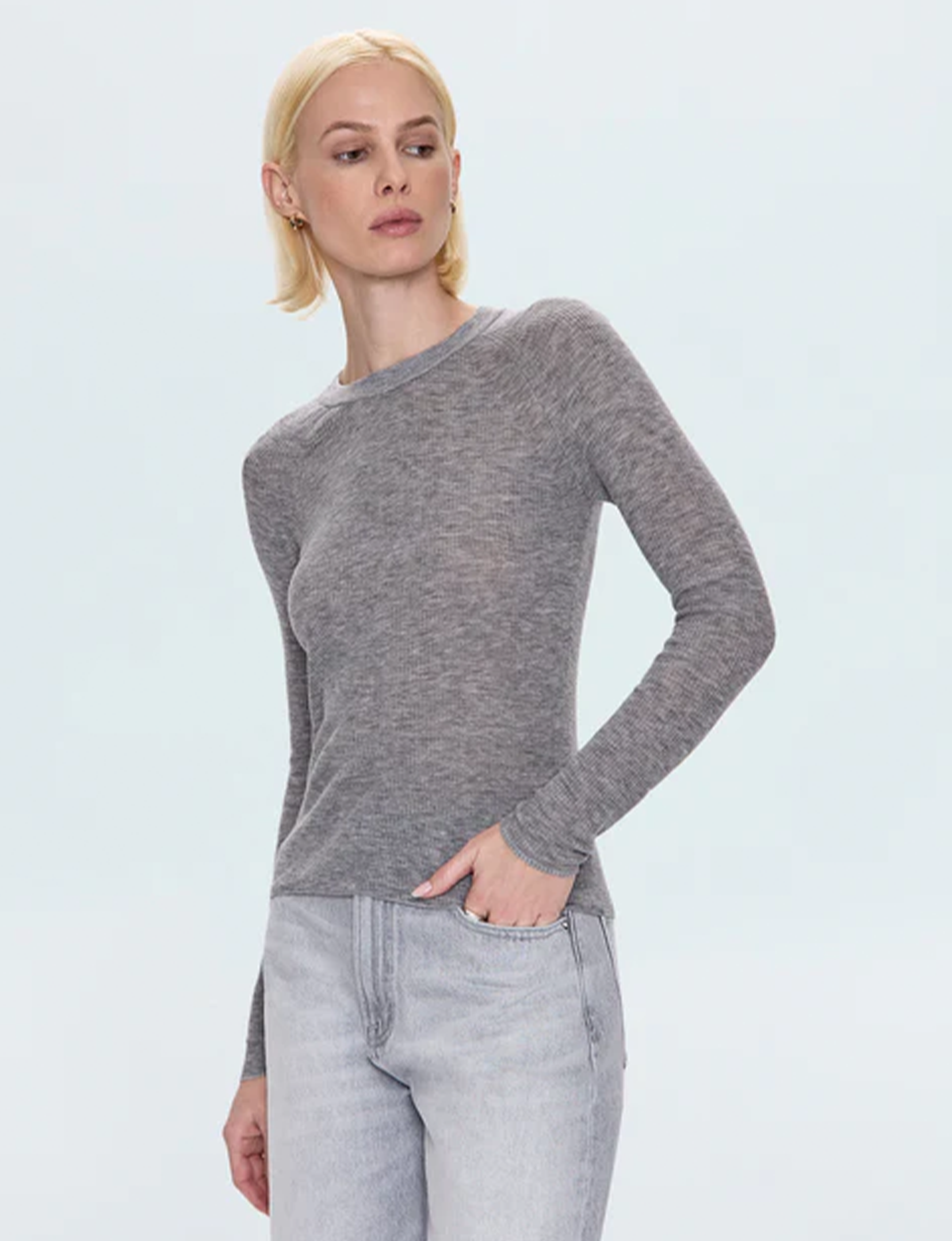 Juno Sweater, Heather/Charcoal