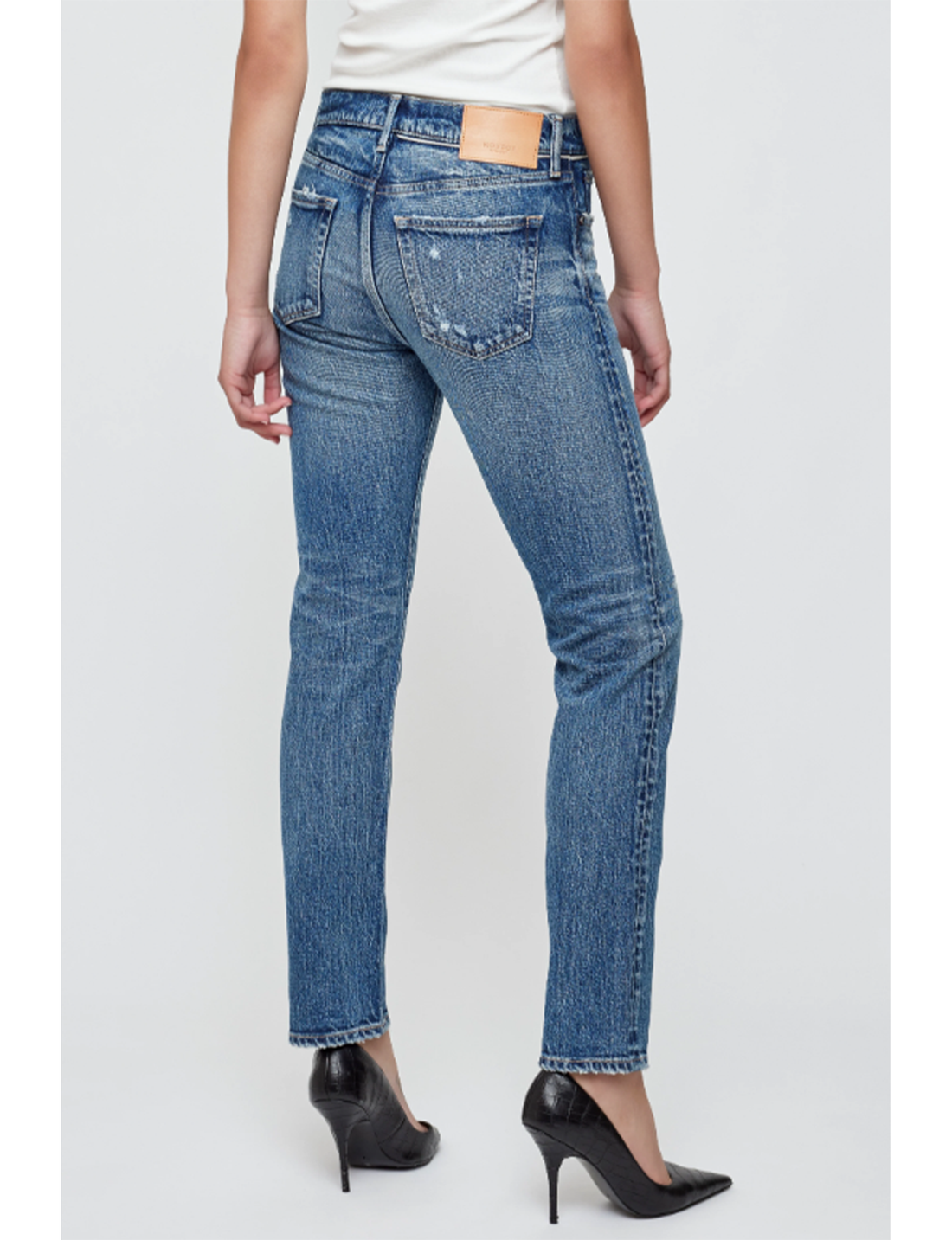 Melrose Slim Straight, Dark Blue