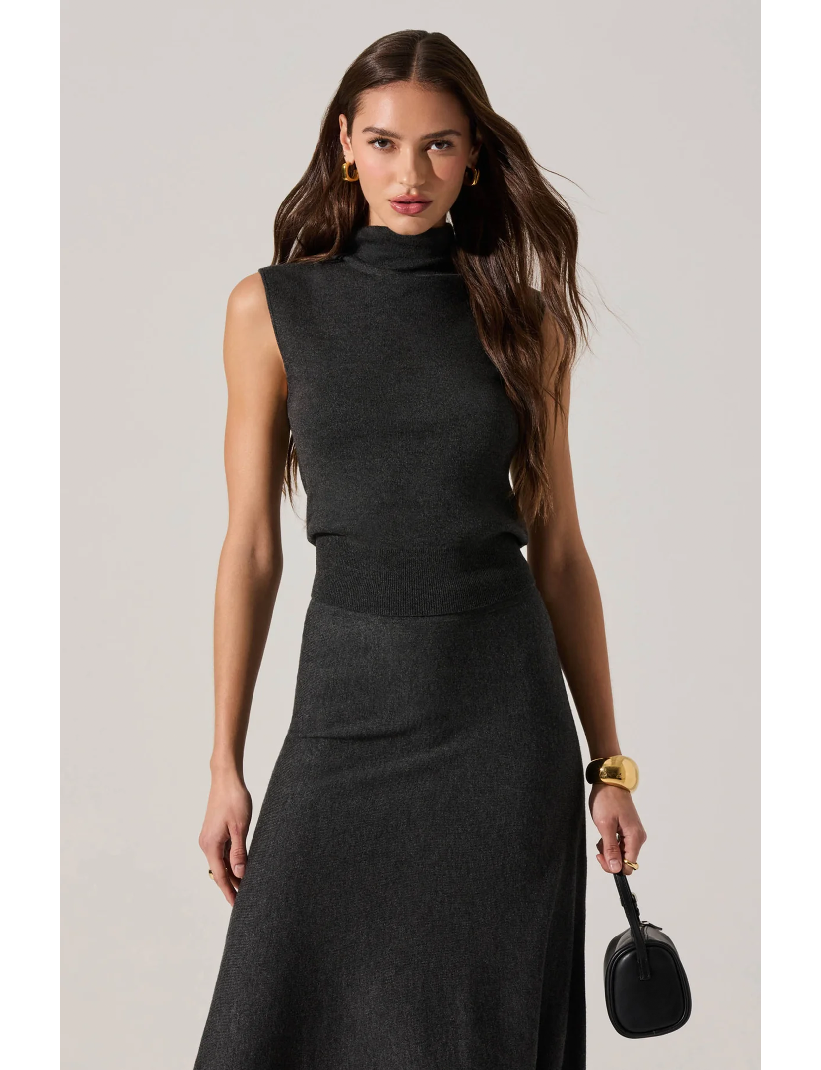 Deora Sweater, Charcoal