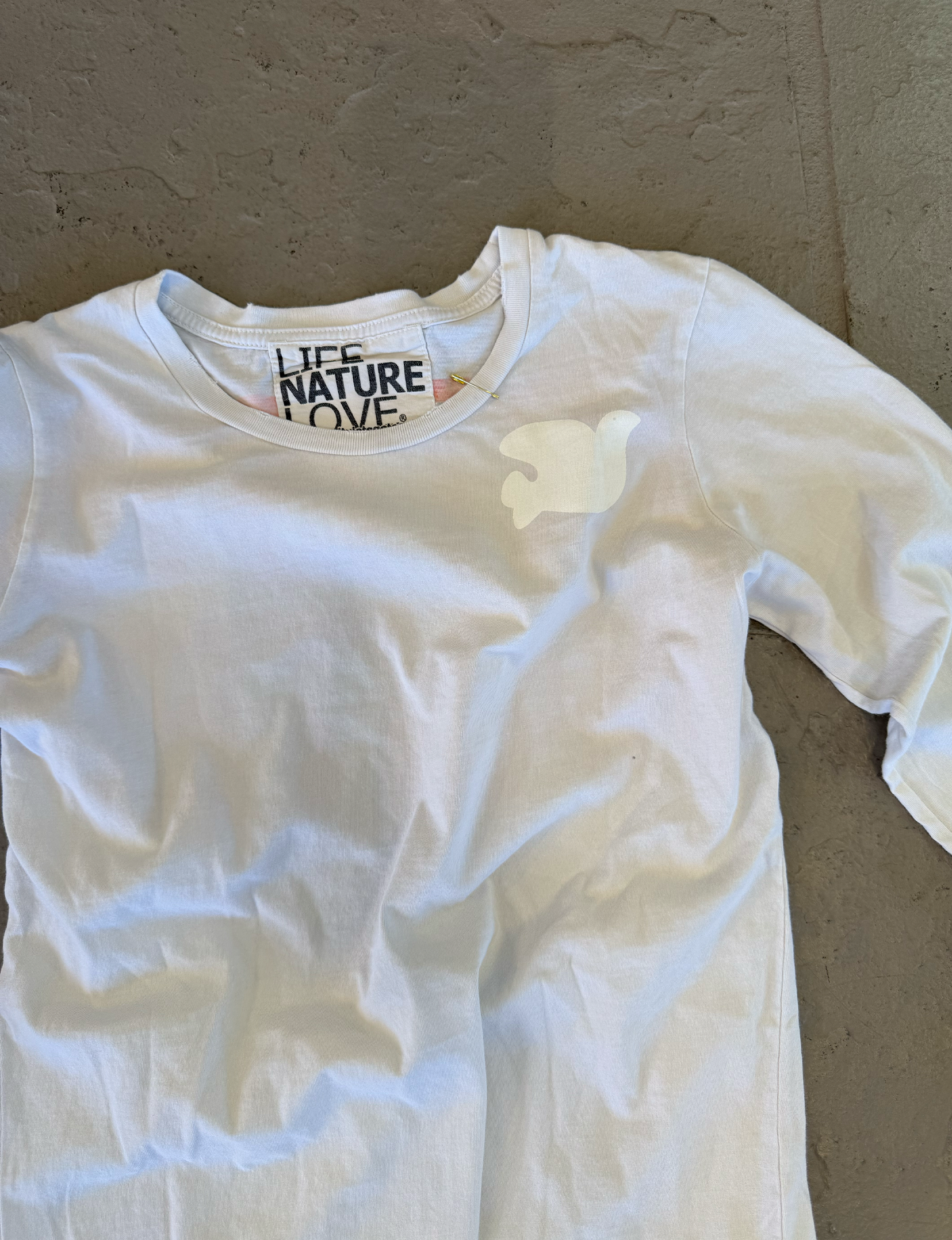 Artists Wanted L/S Tee, Chalk Electric