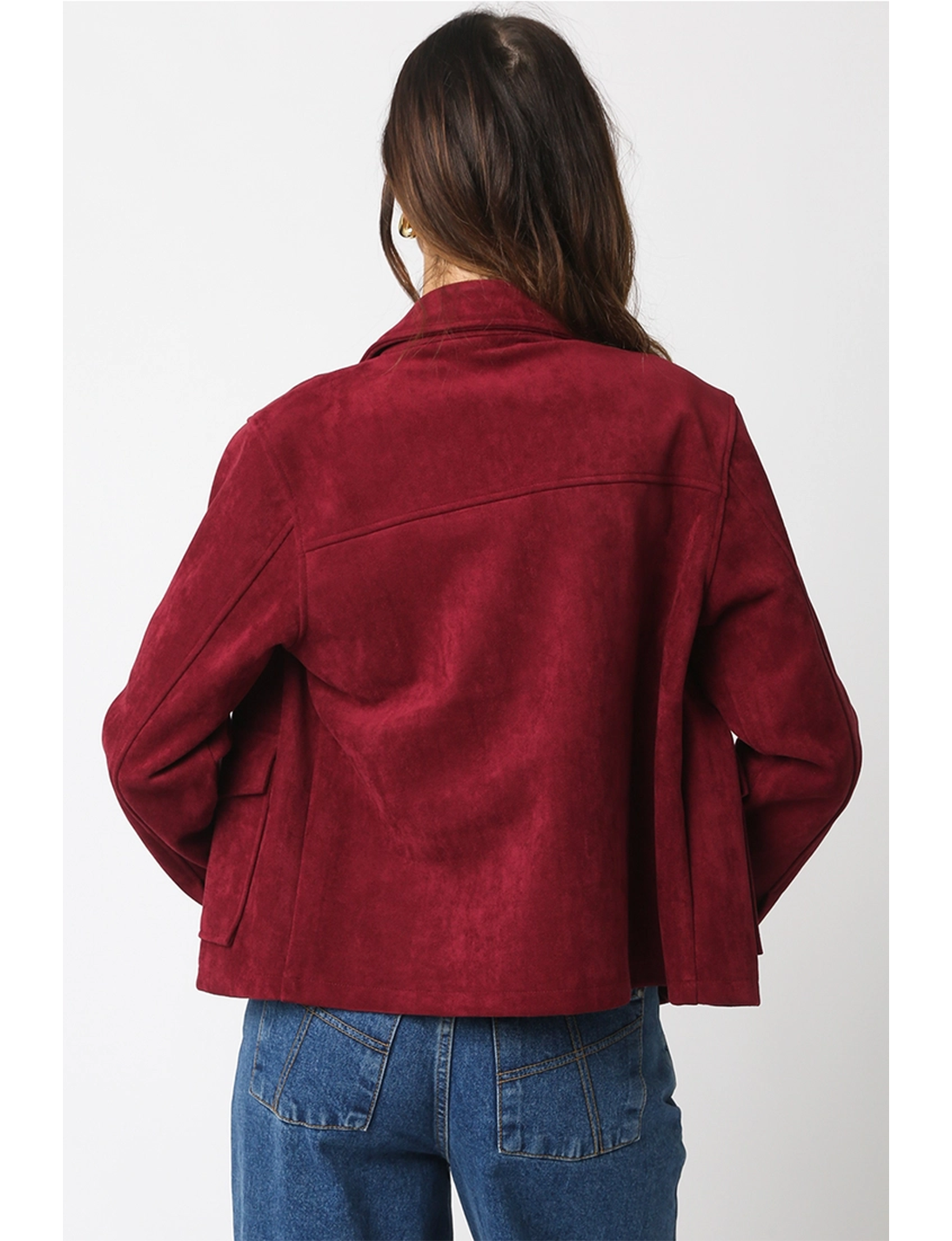 Salma Jacket, Burgundy