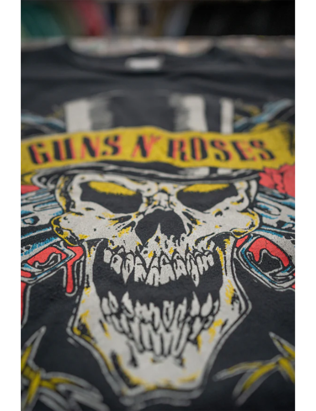 Guns N Roses Use Your Illusion Crew Tee, Coal