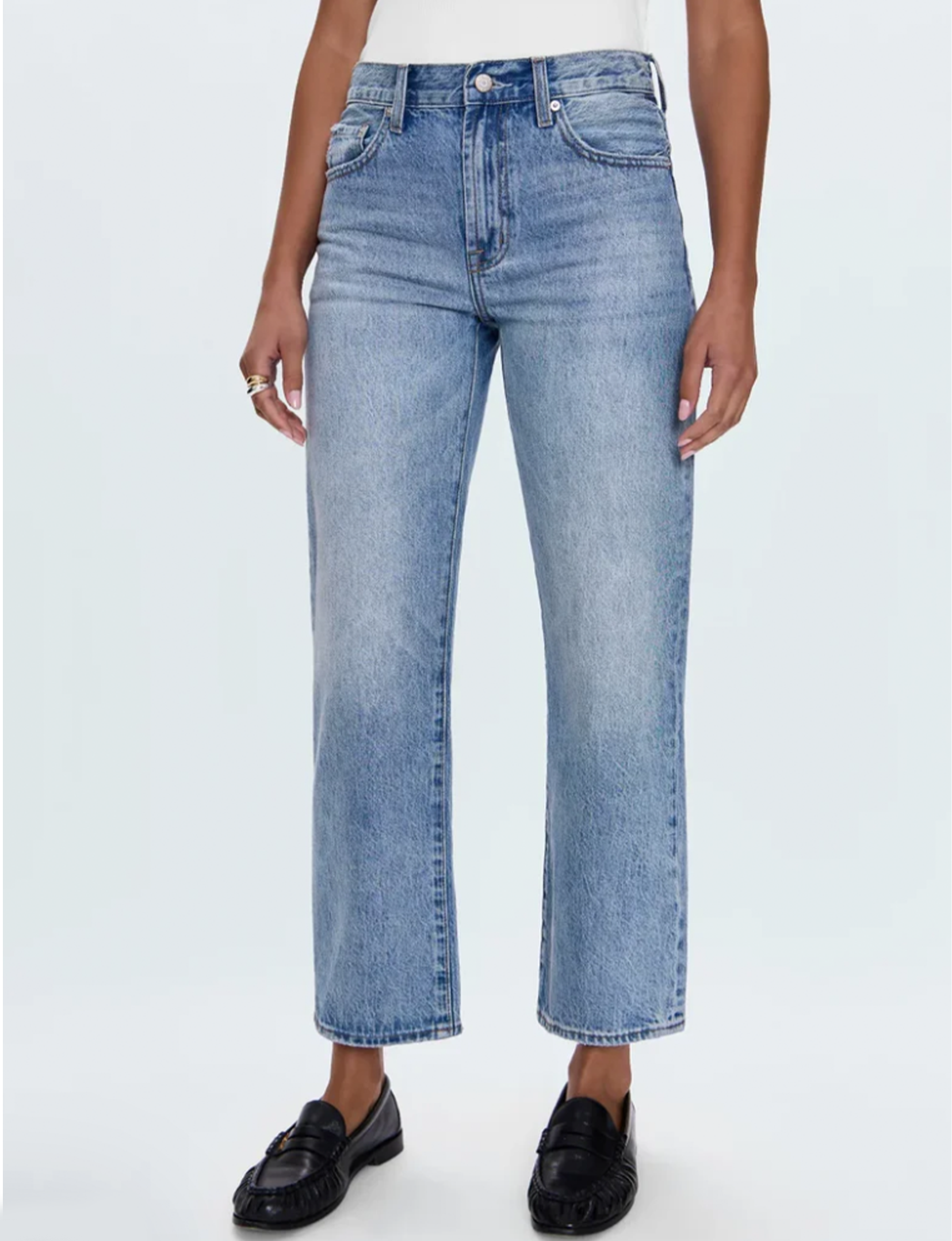 Lexi Relaxed Straight Jeans, Athens