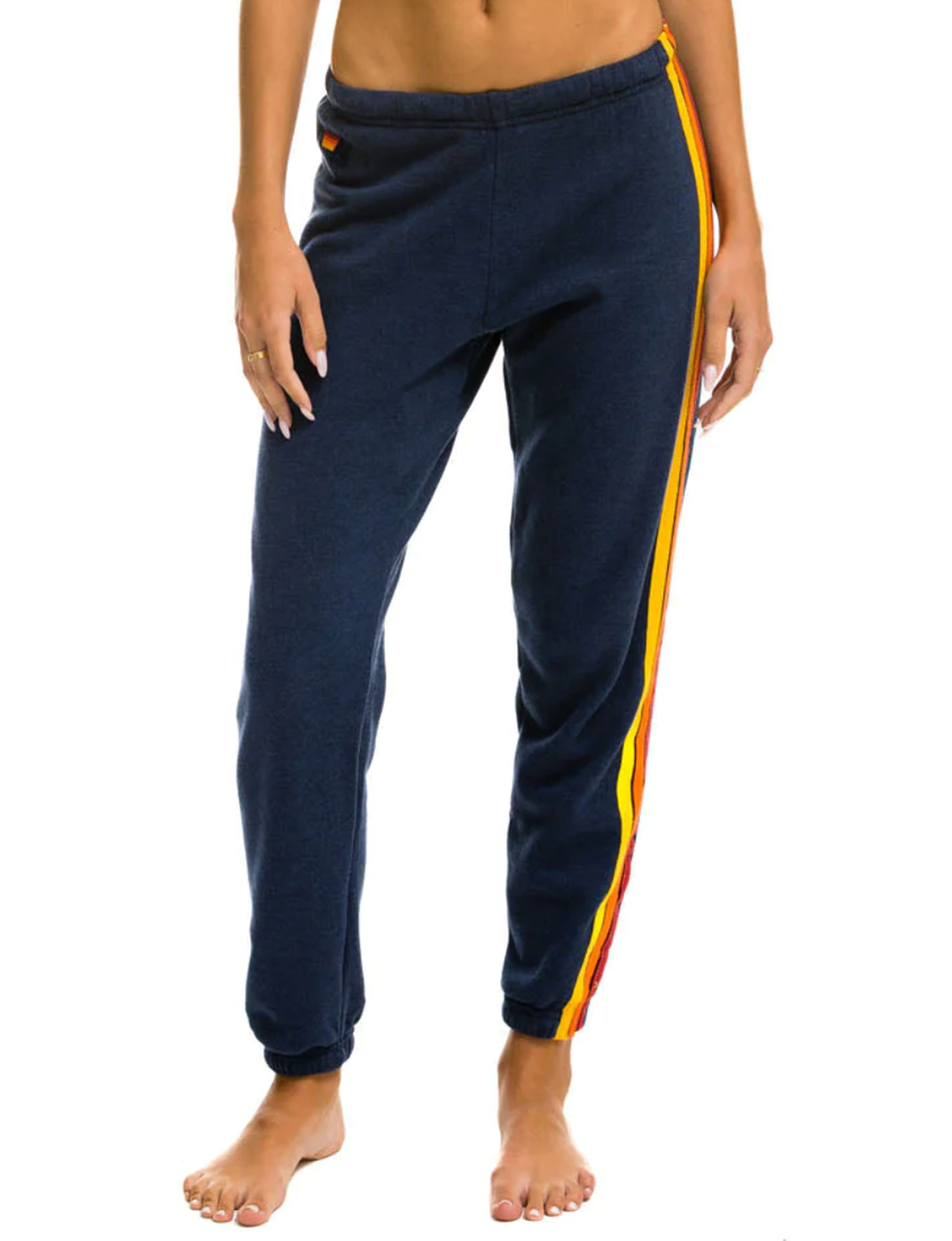 5 Stripe Sweatpants, Navy/Multi