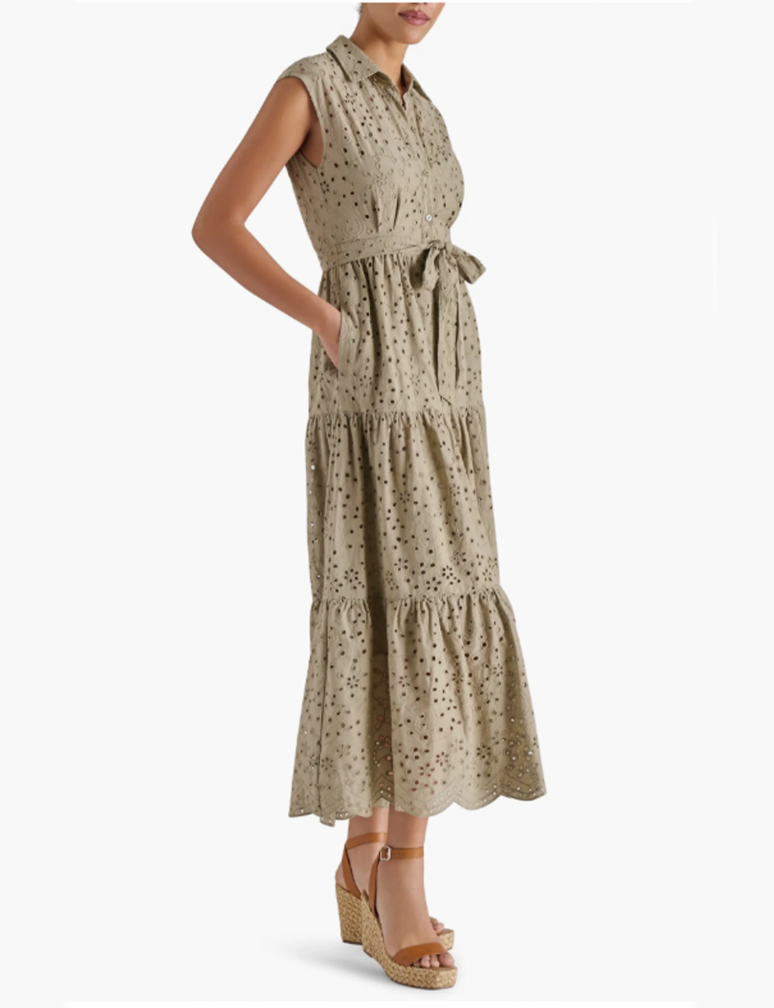 Clover Dress, Silver Sage