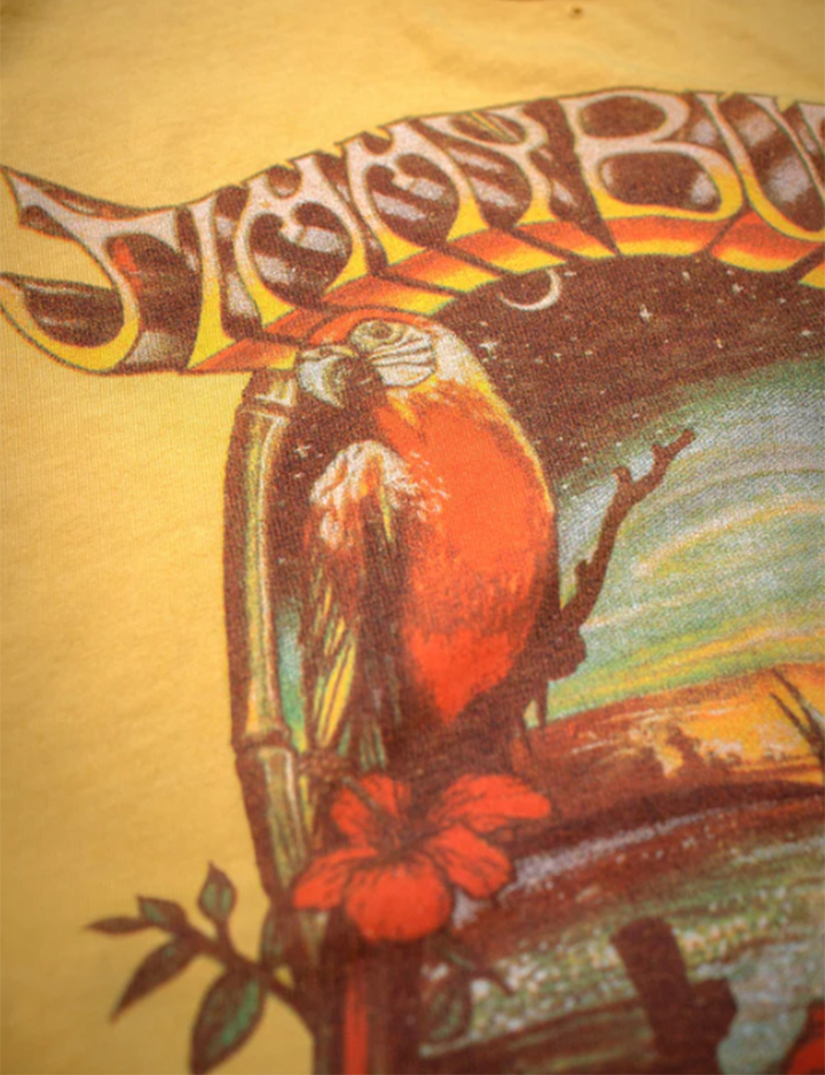 Jimmy Buffet Crew Tee, Lemon