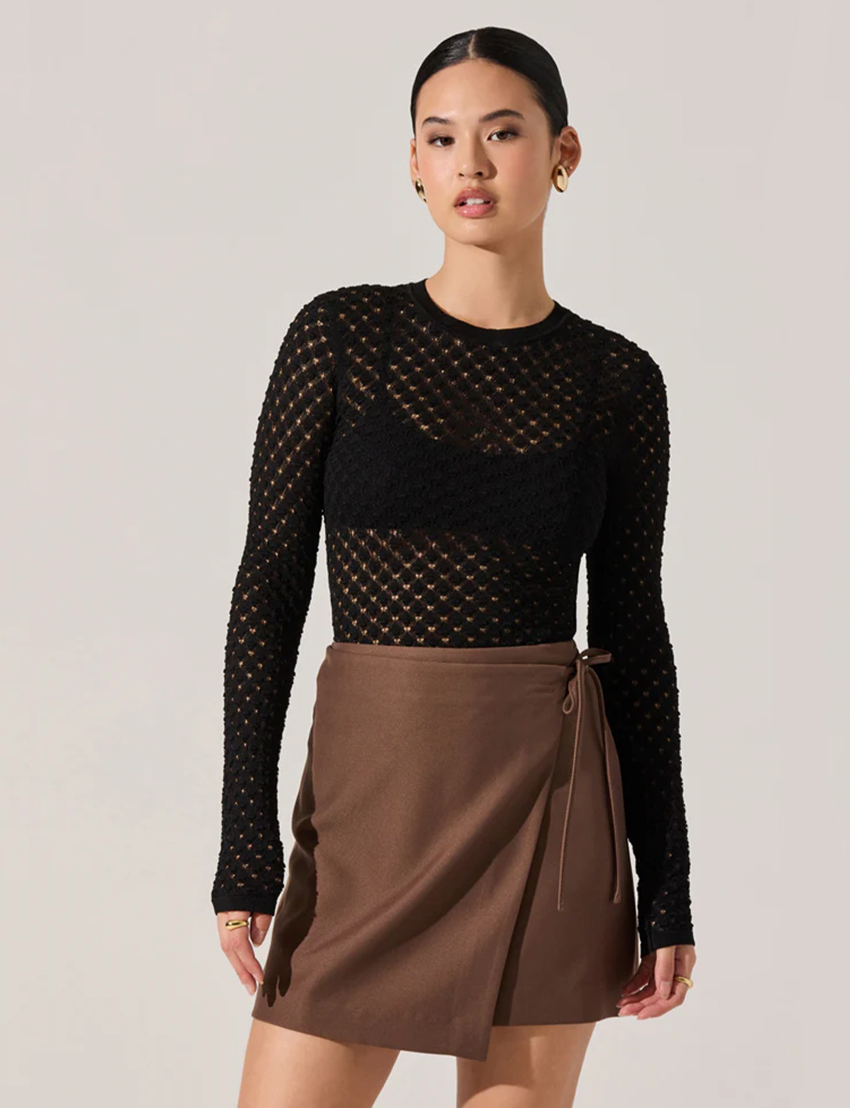 Dex Sweater Top, Black