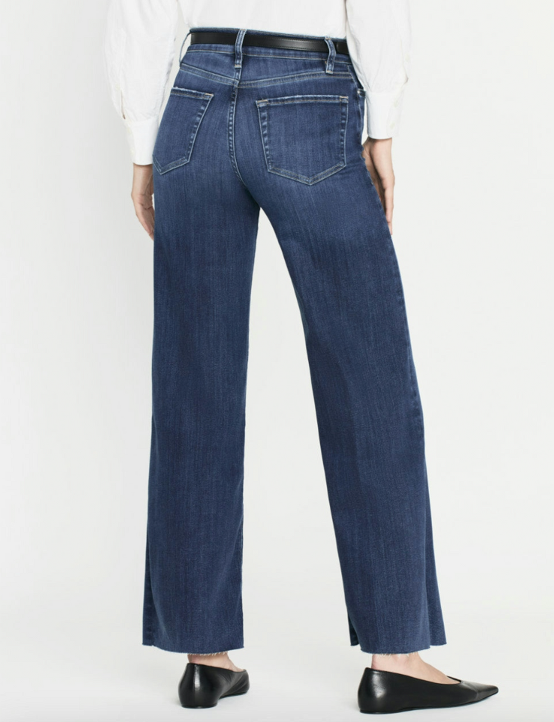 Le Slim Palazzo Raw Fray, Lupine
