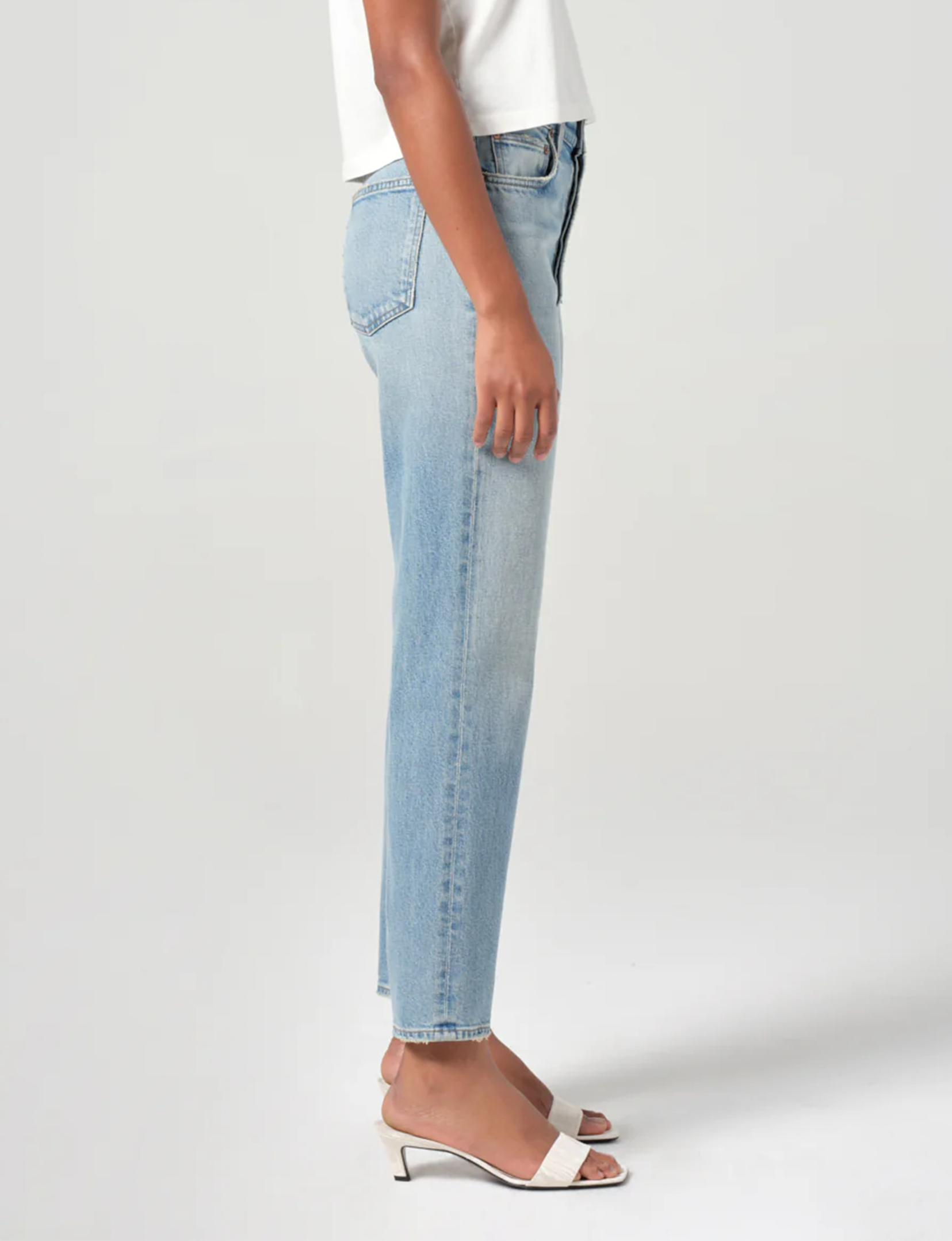 90s Pinch Waist Crop, Ripple