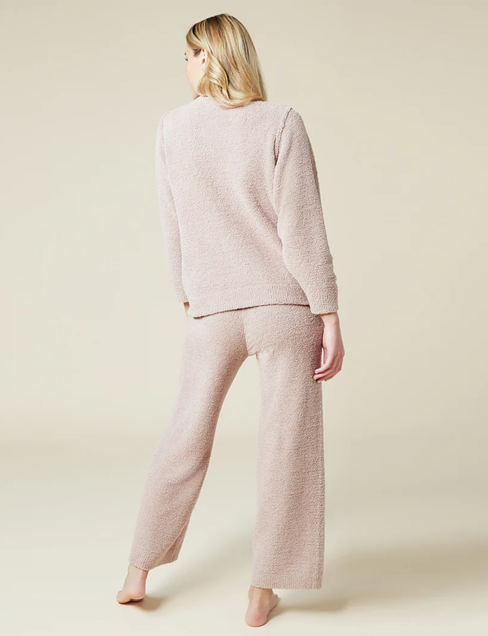 Marshmallow Reverse Seam Bracelet Lounge Set, Coco