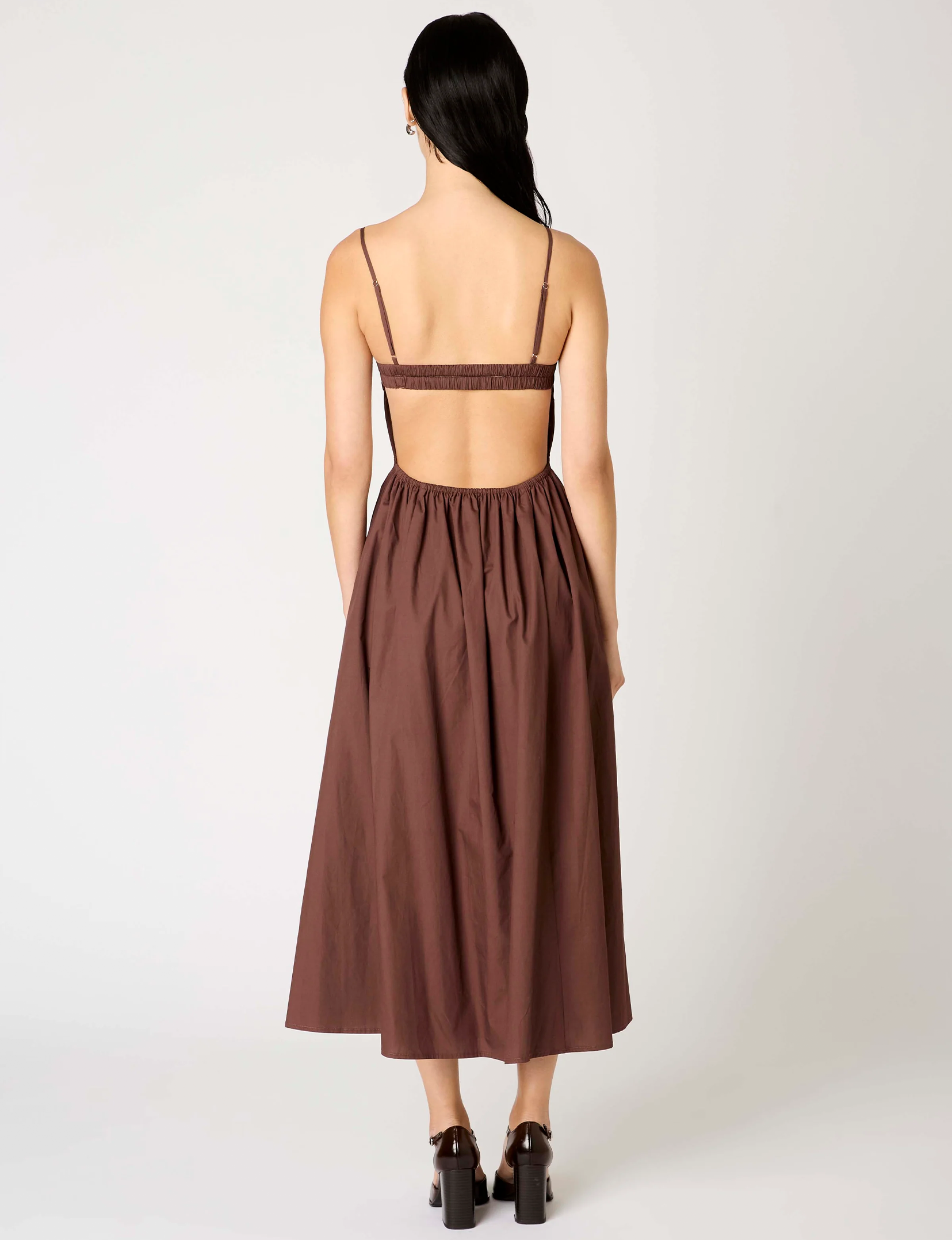 Destene Dress, Chocolate