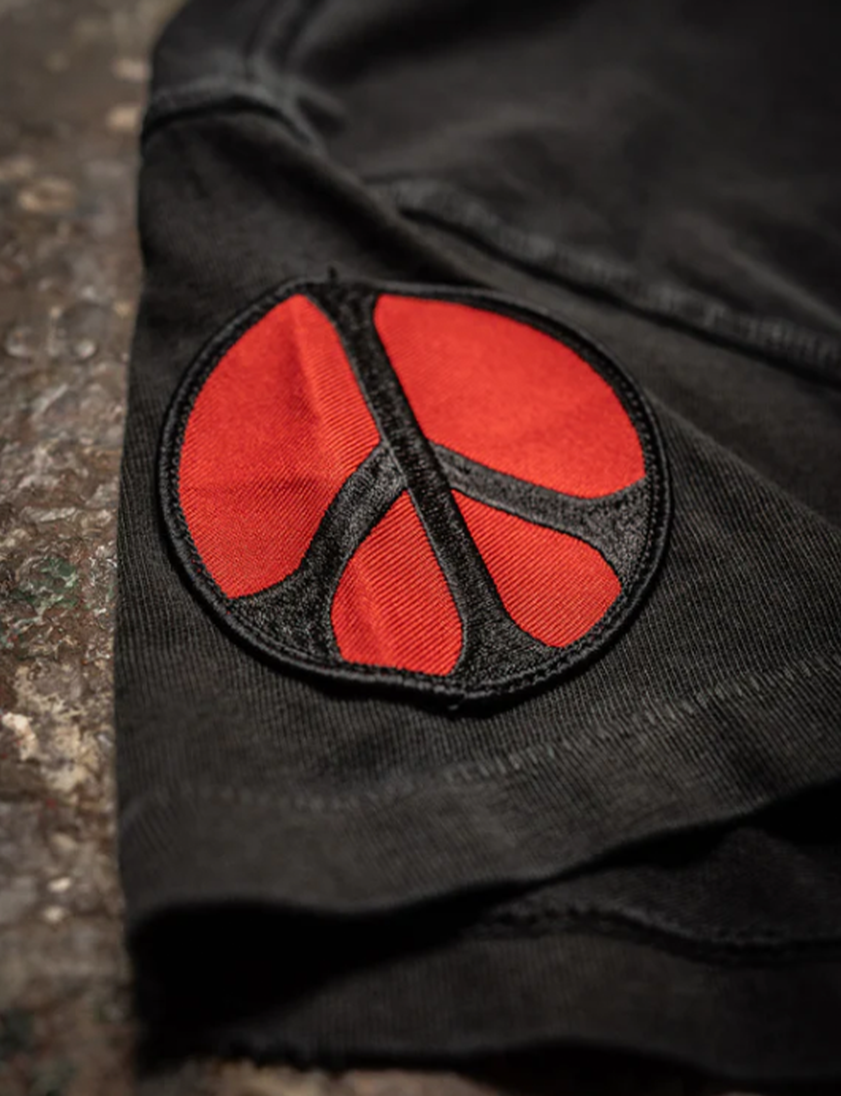 Grateful Dead Patched Tee, Coal