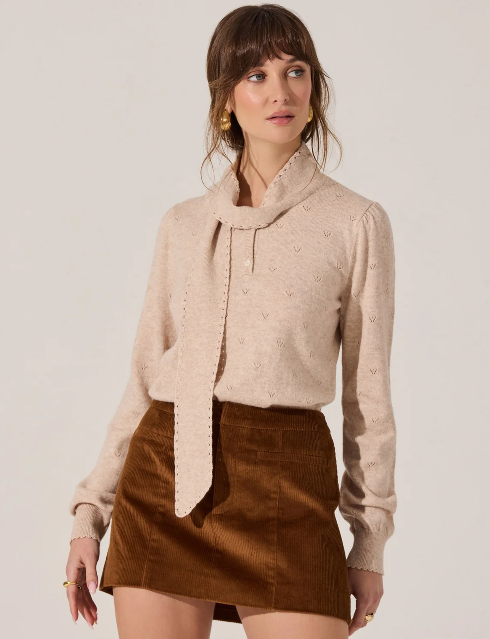 Ovalia Sweater, Oatmeal