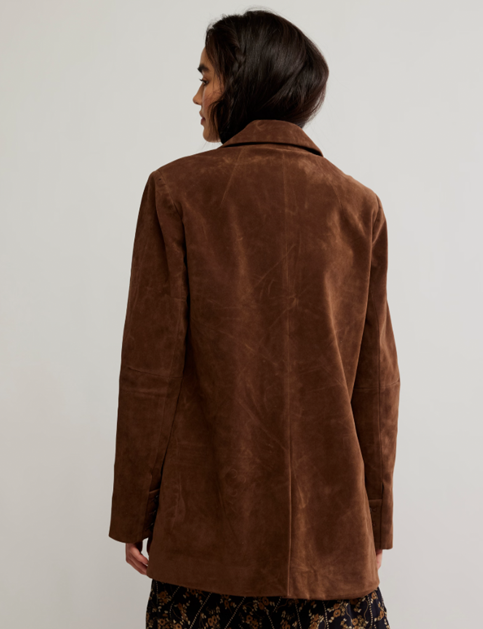 Paper Cut Blazer, Brown Bear