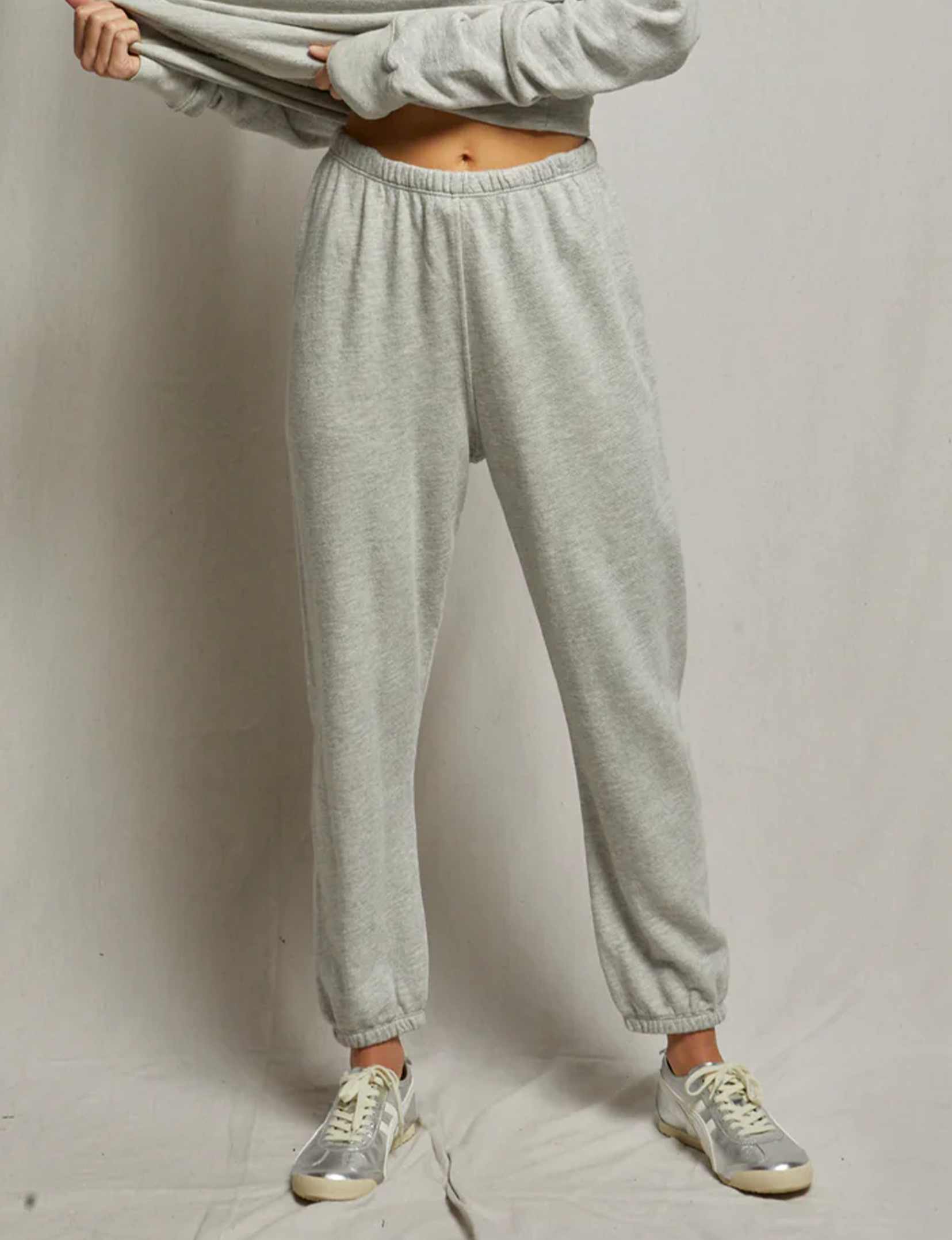 Johnny French Terry Sweatpant, Heather Grey