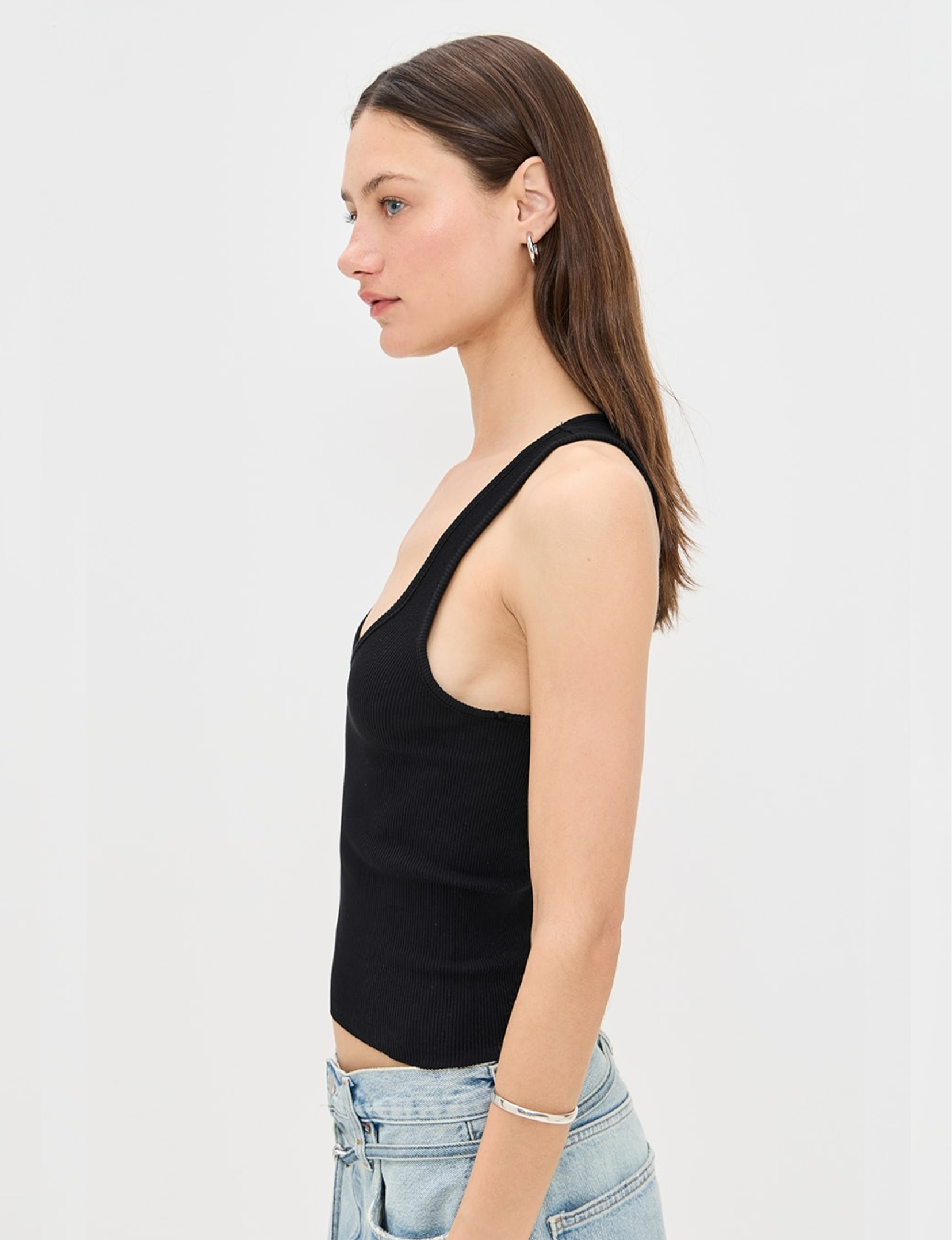 Cut Off Tank, Black