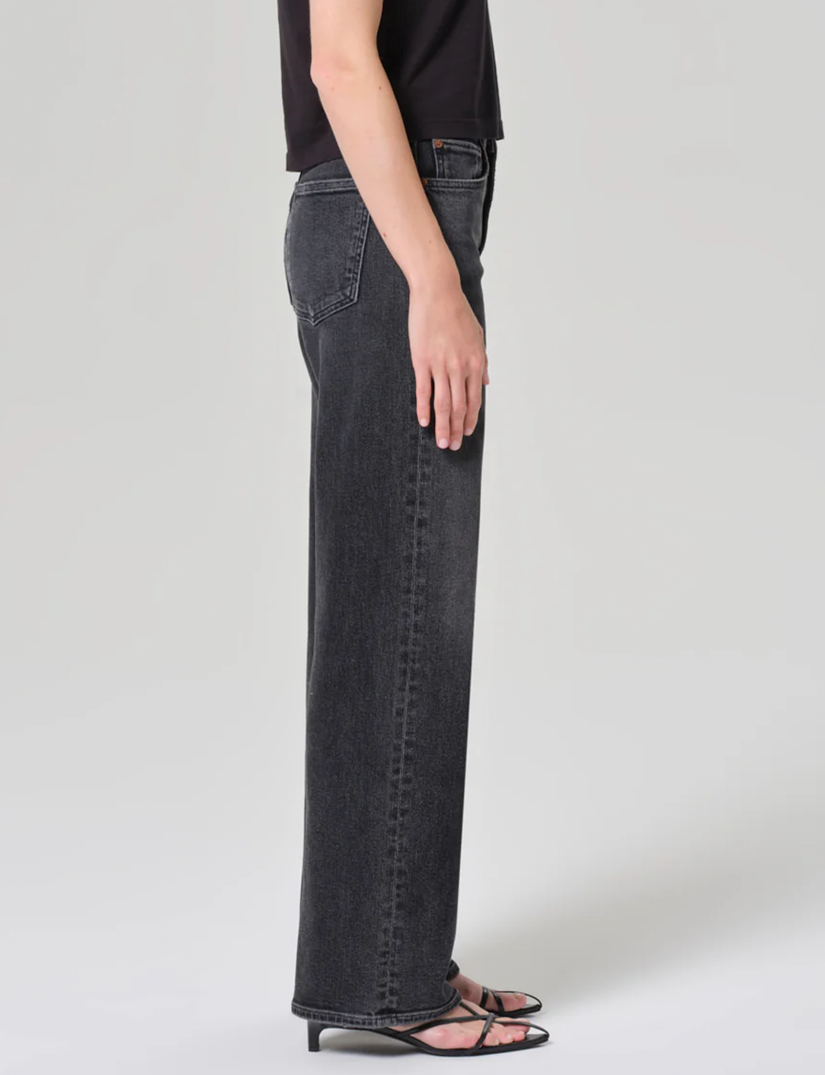 Harper Relaxed Mid Rise Straight, Hush