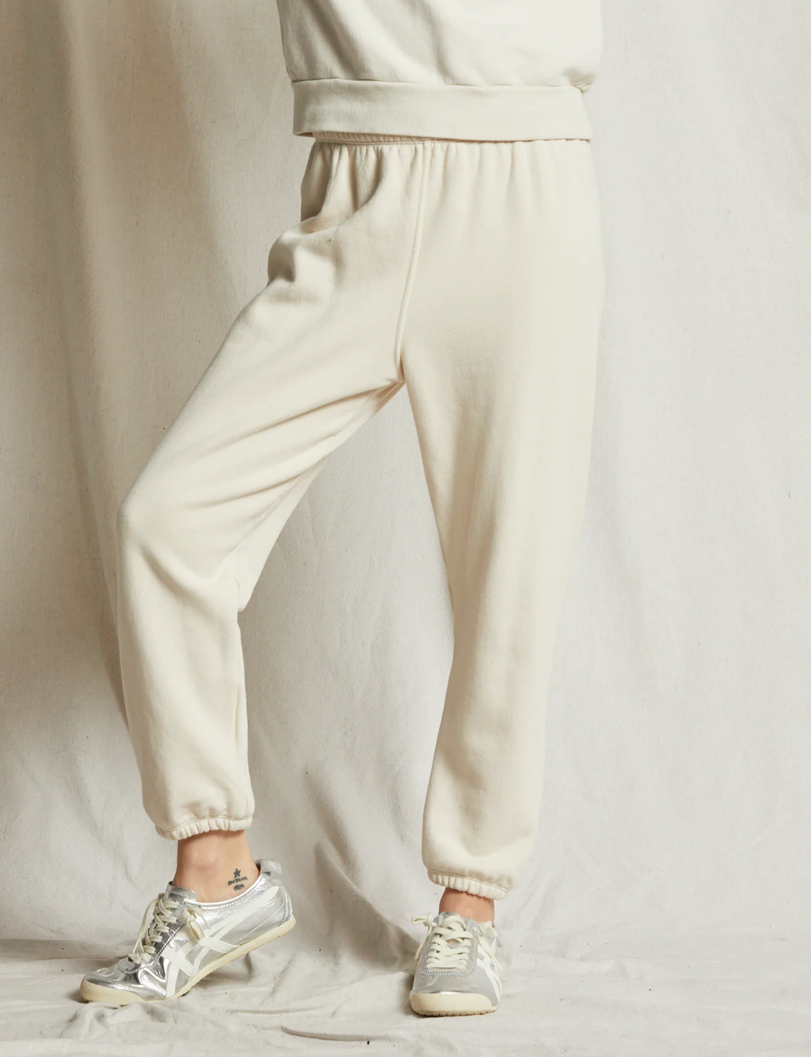 Stevie Fleece Sweatpants, Sugar