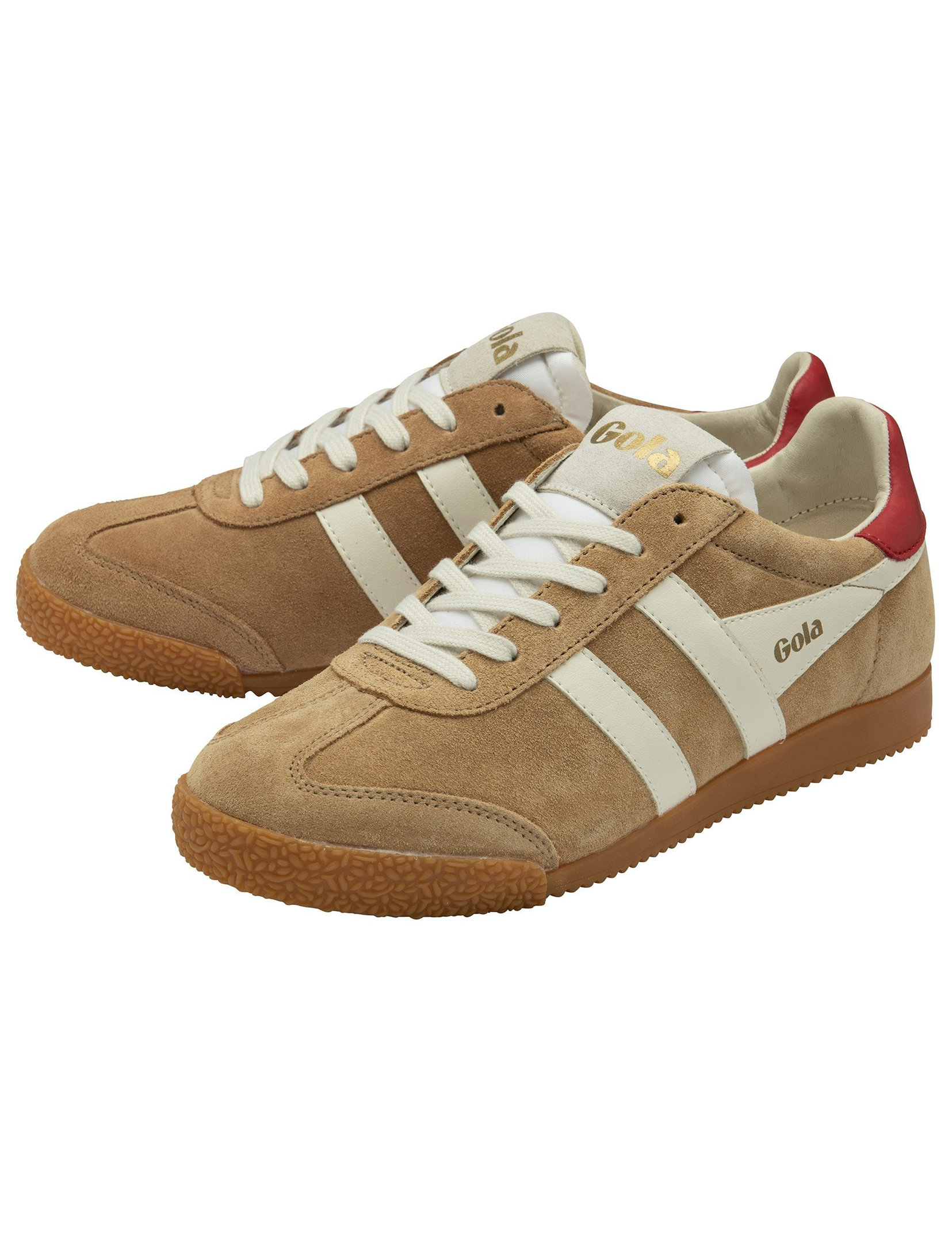 Elan Sneaker, Caramel/White/Red