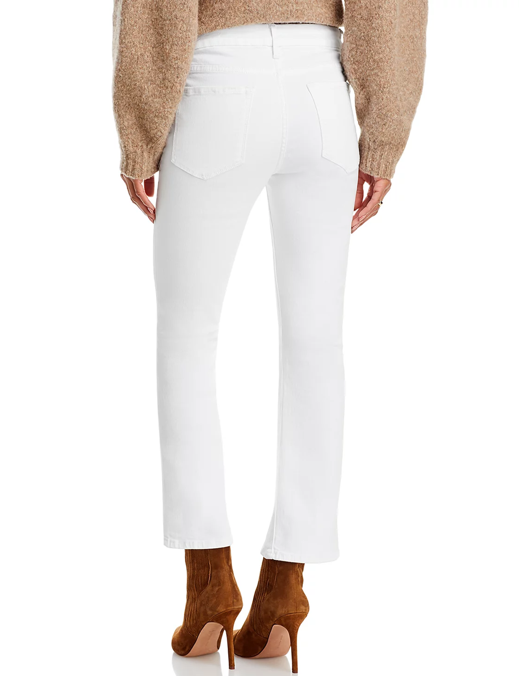 Le Crop Mini Boot, Blanc