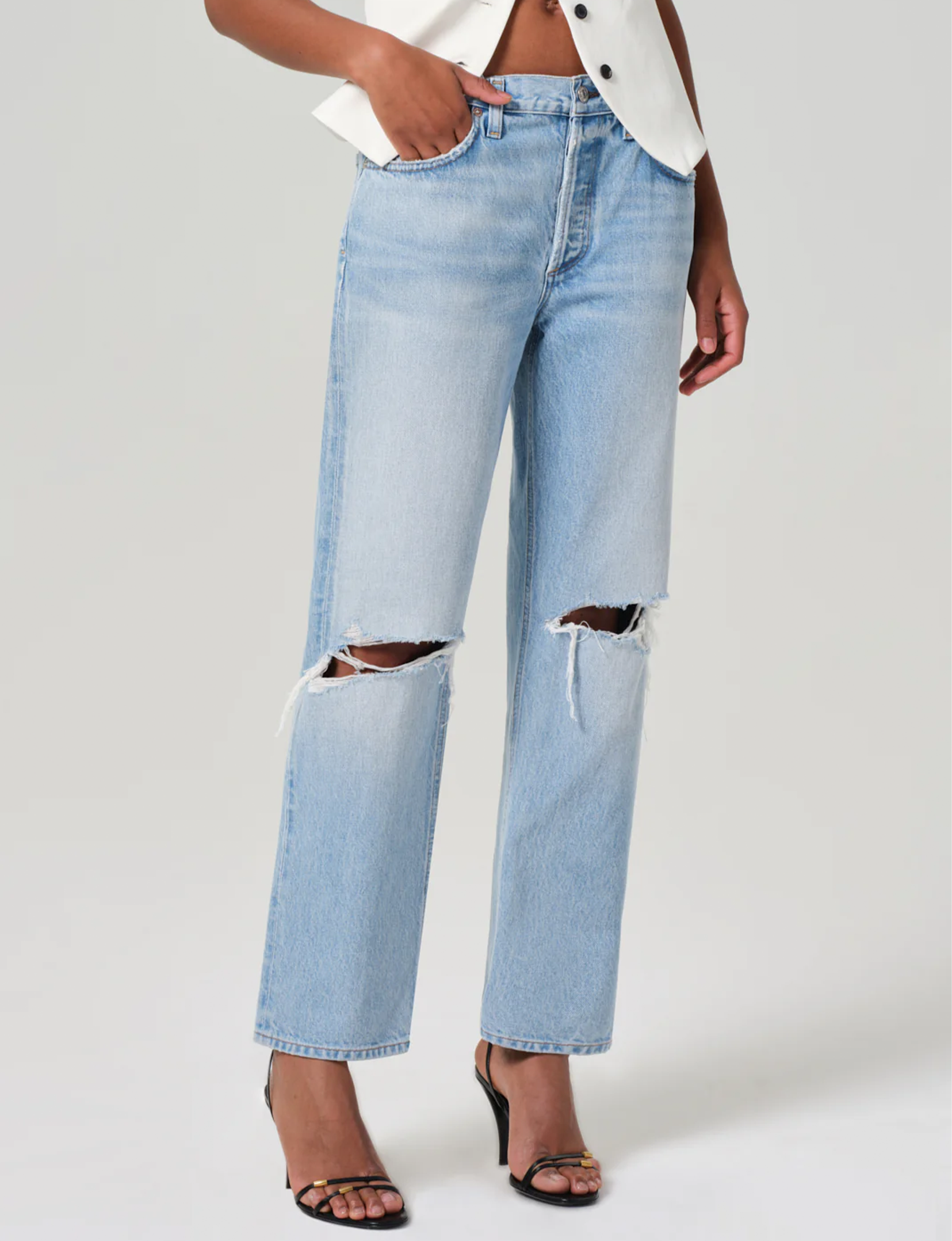 Neve Low Slung Relaxed Jean, Pagoda
