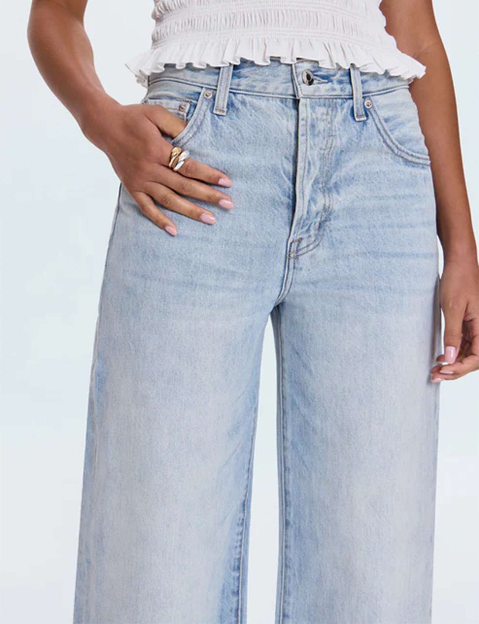 Ryder High Rise Cuffed Leg, Sunrise