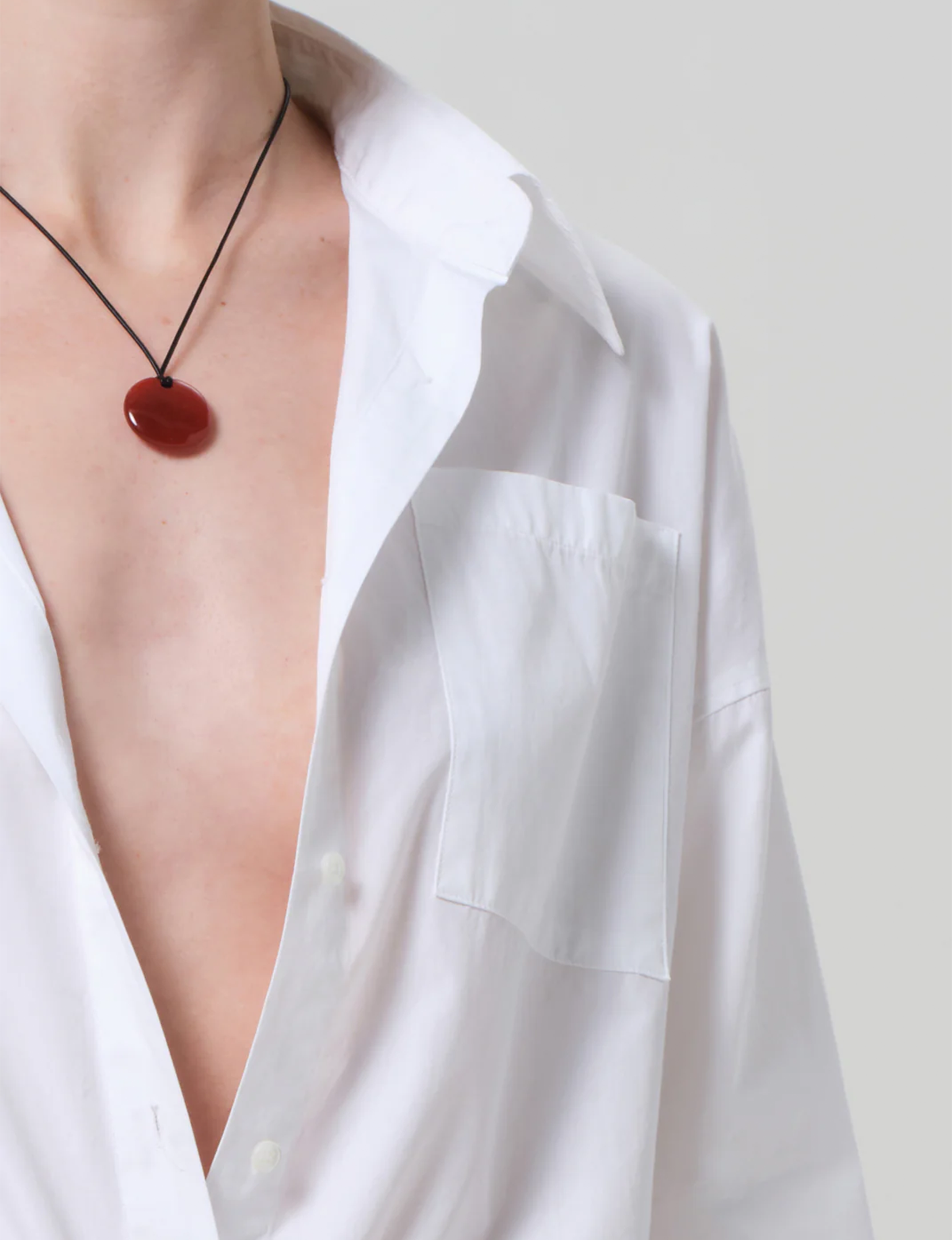 Frances Button Up, Optic White