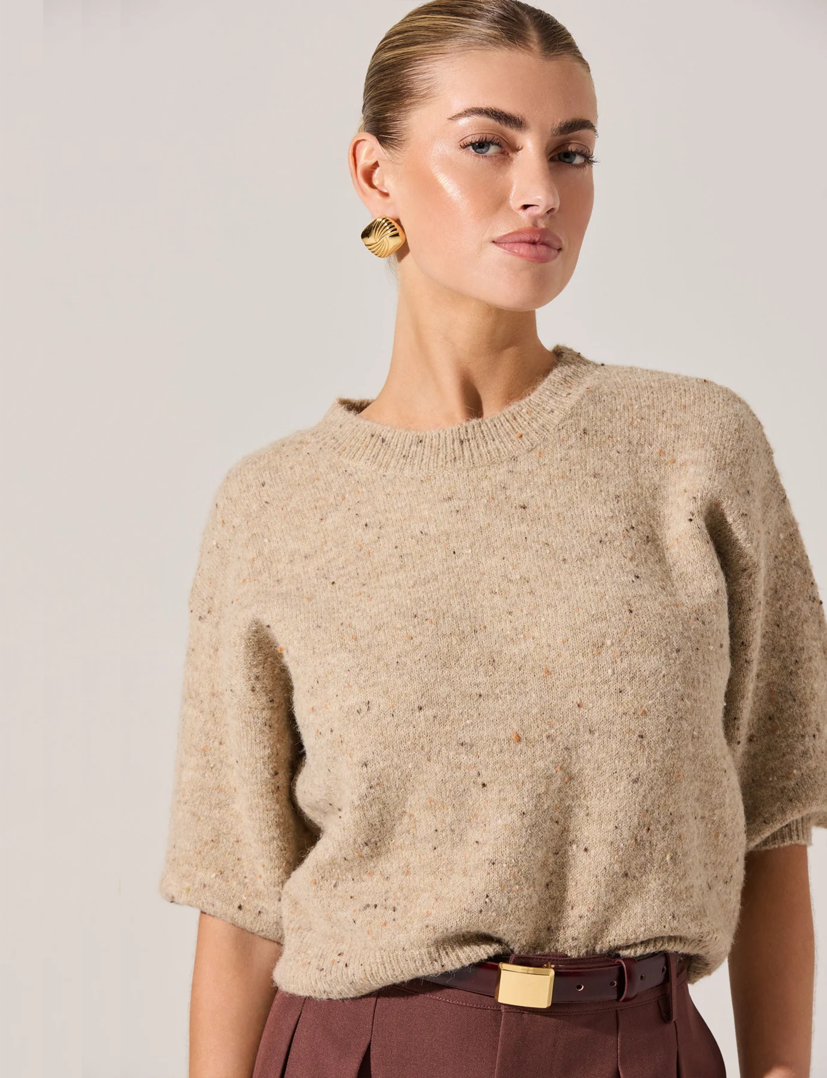 Colette Sweater, Oatmeal Multi