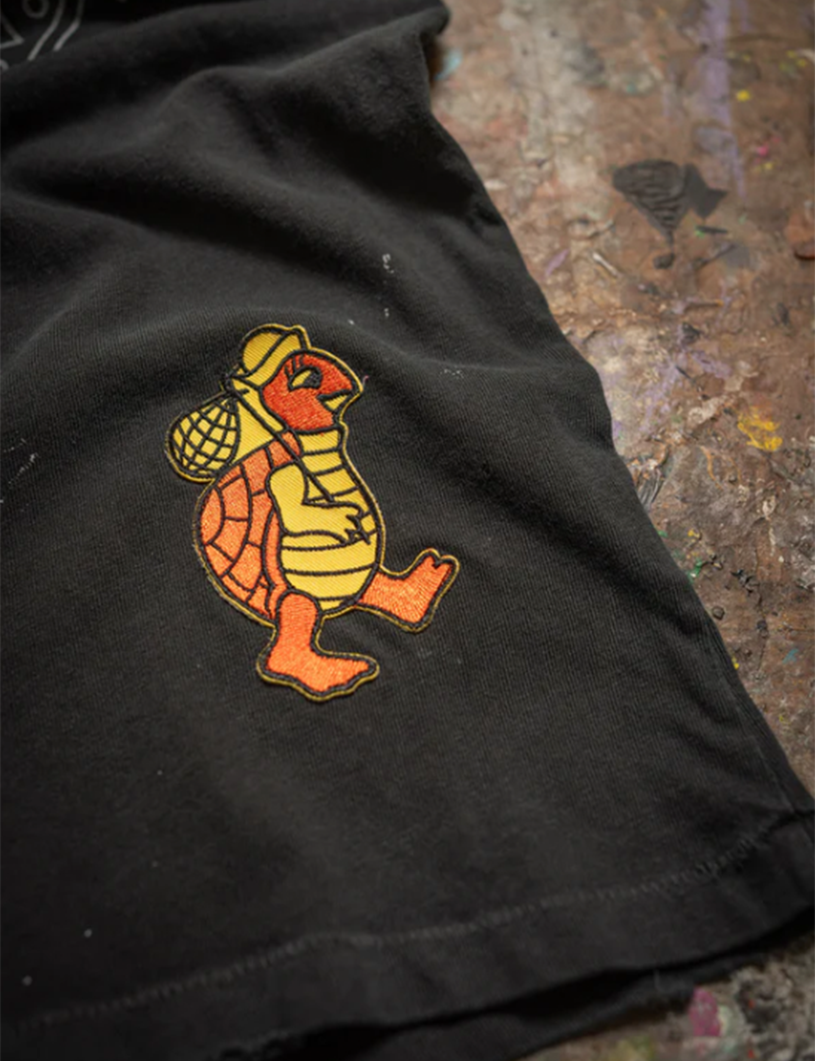 Grateful Dead Patched Tee, Coal