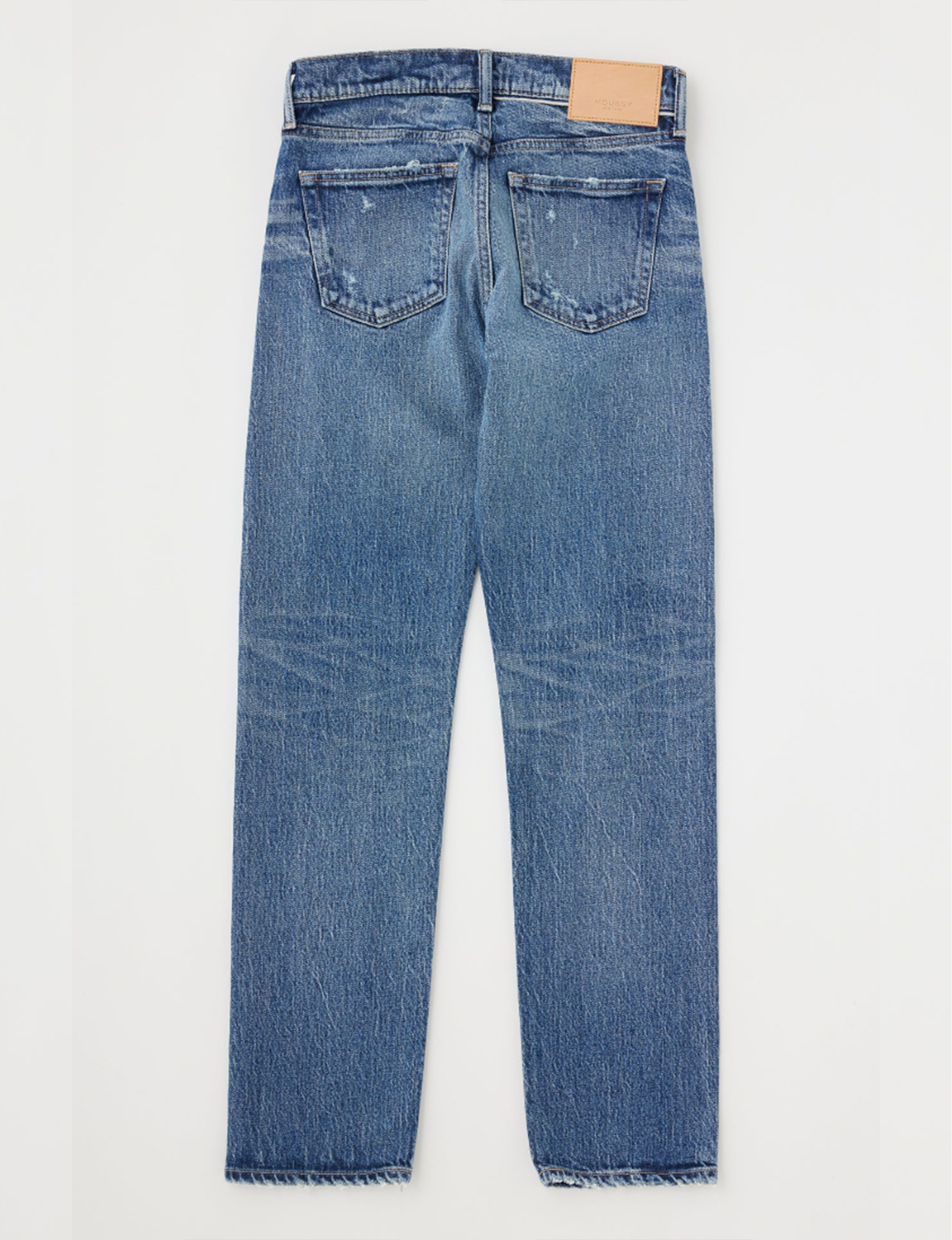 Mallard Slim Straight Leg Jeans, Dark Blue