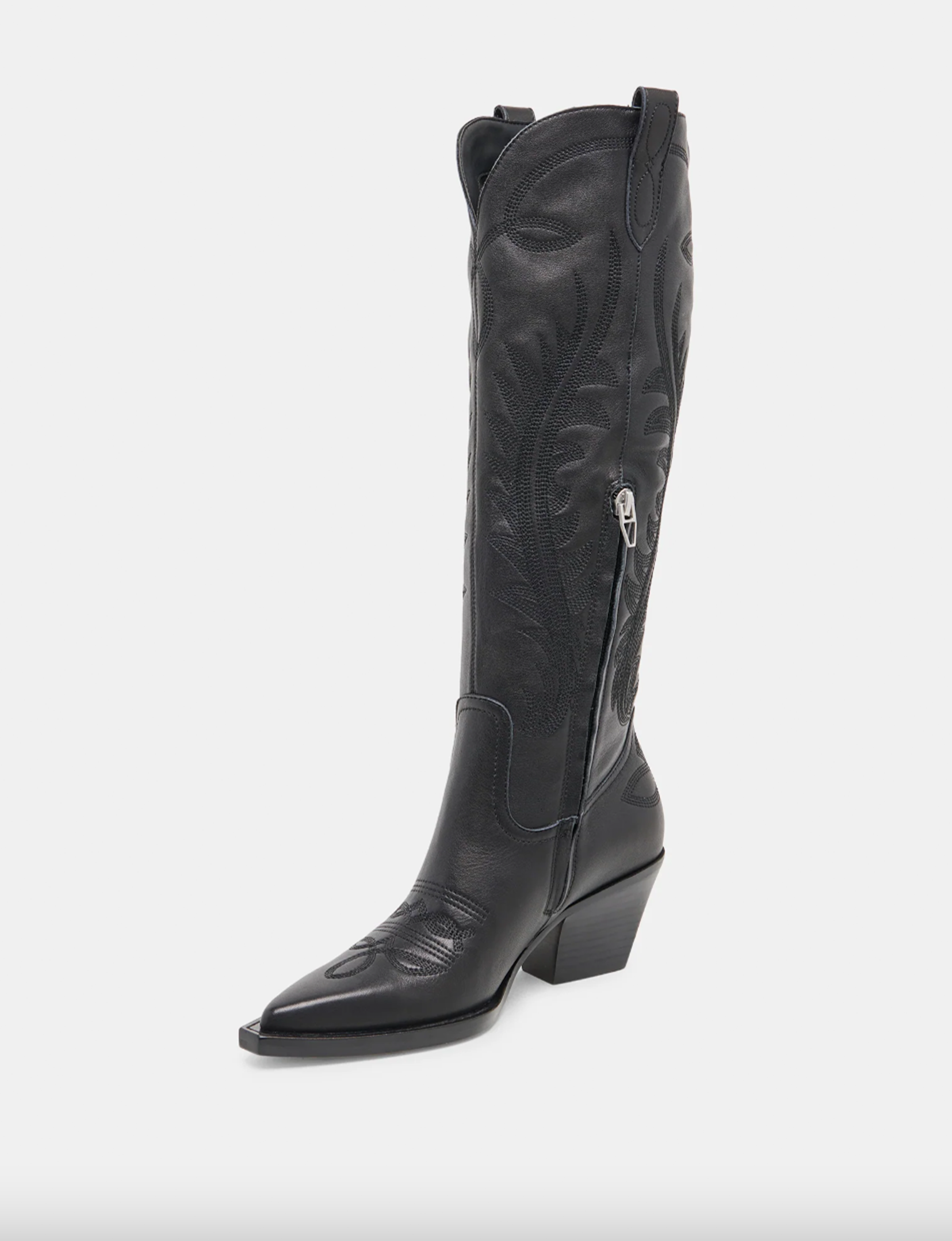 Ryatt Boot, Black Leather