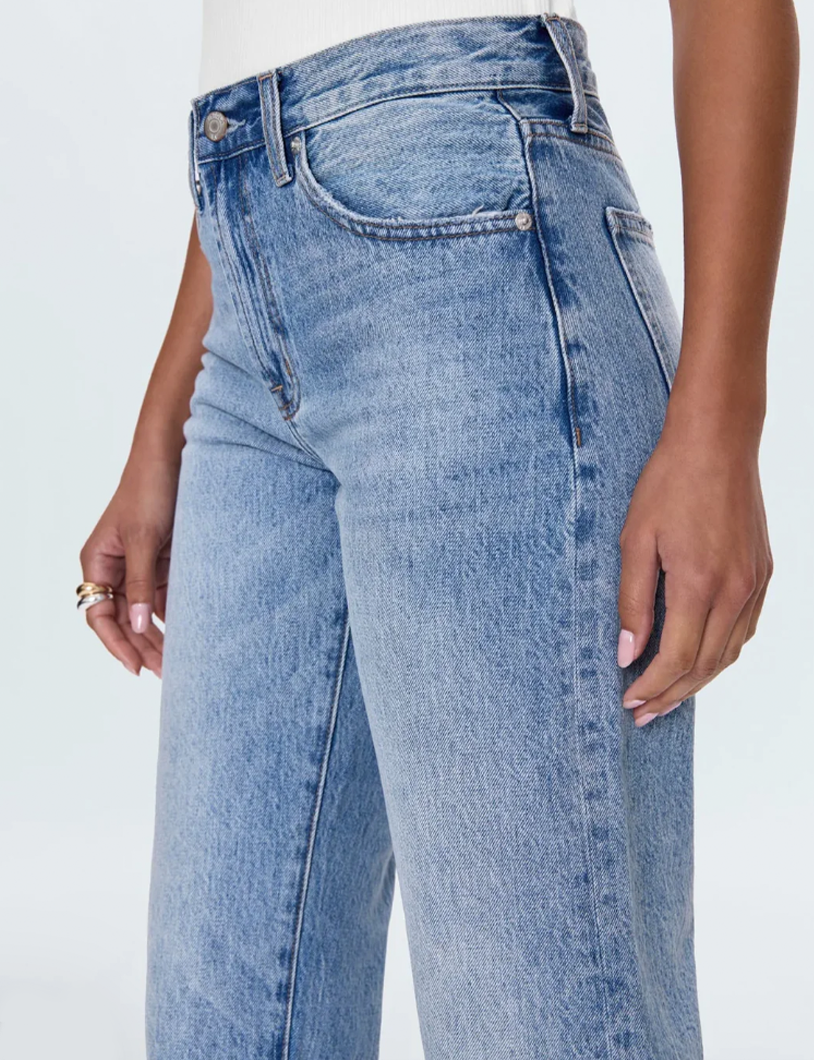 Lexi Relaxed Straight Jeans, Athens