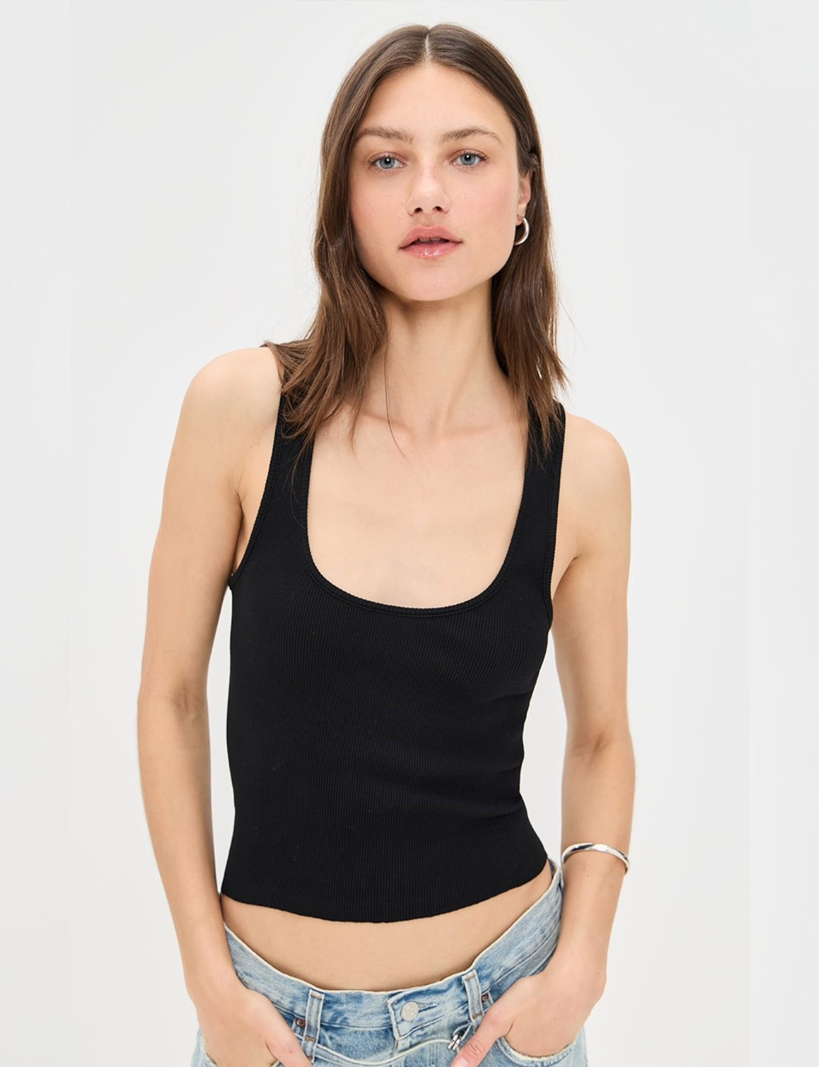 Cut Off Tank, Black