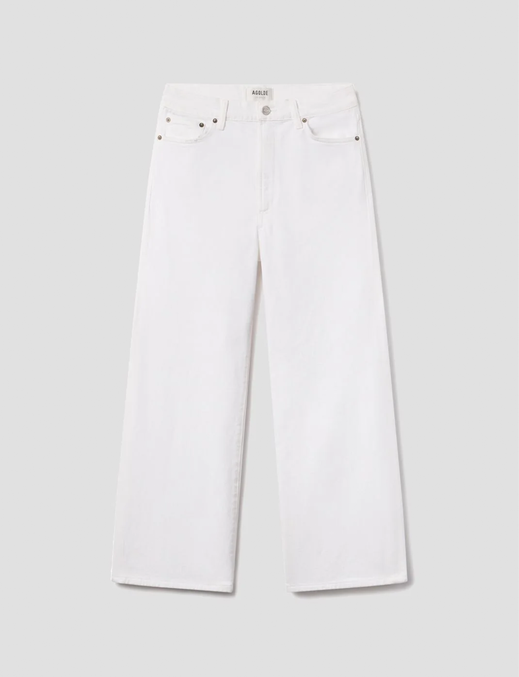 Harper High Rise Wide Leg Crop, Sour Cream