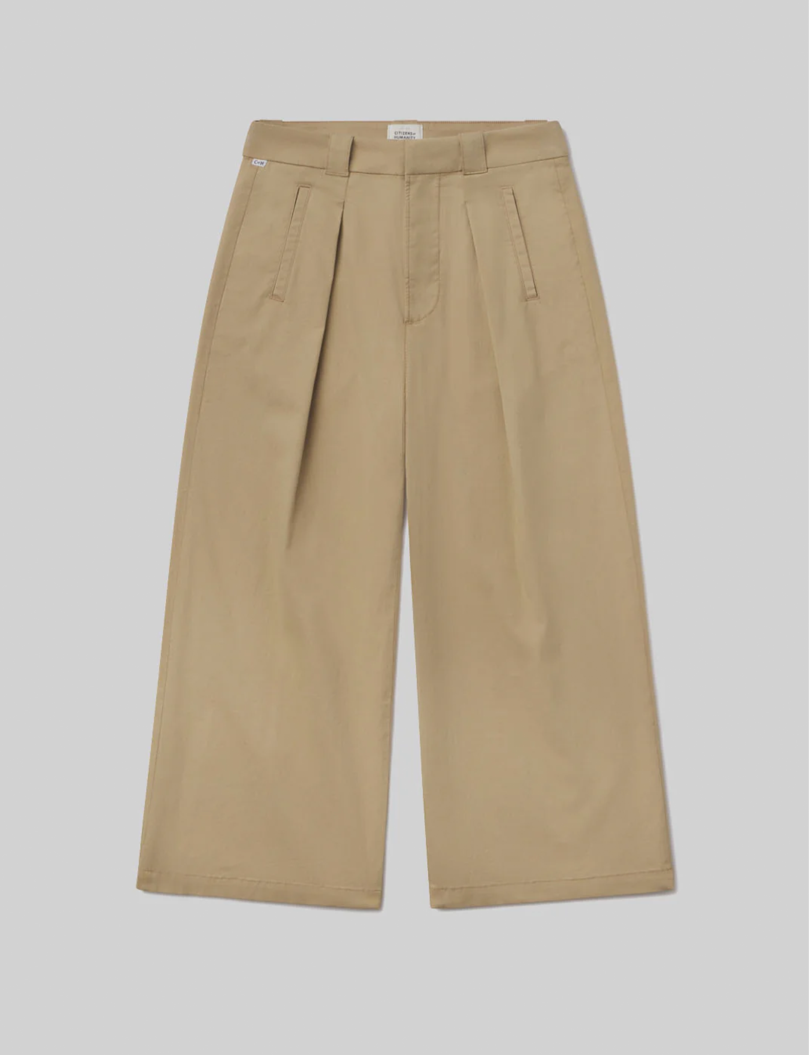 Cara Cropped Twill Trouser, Catalina