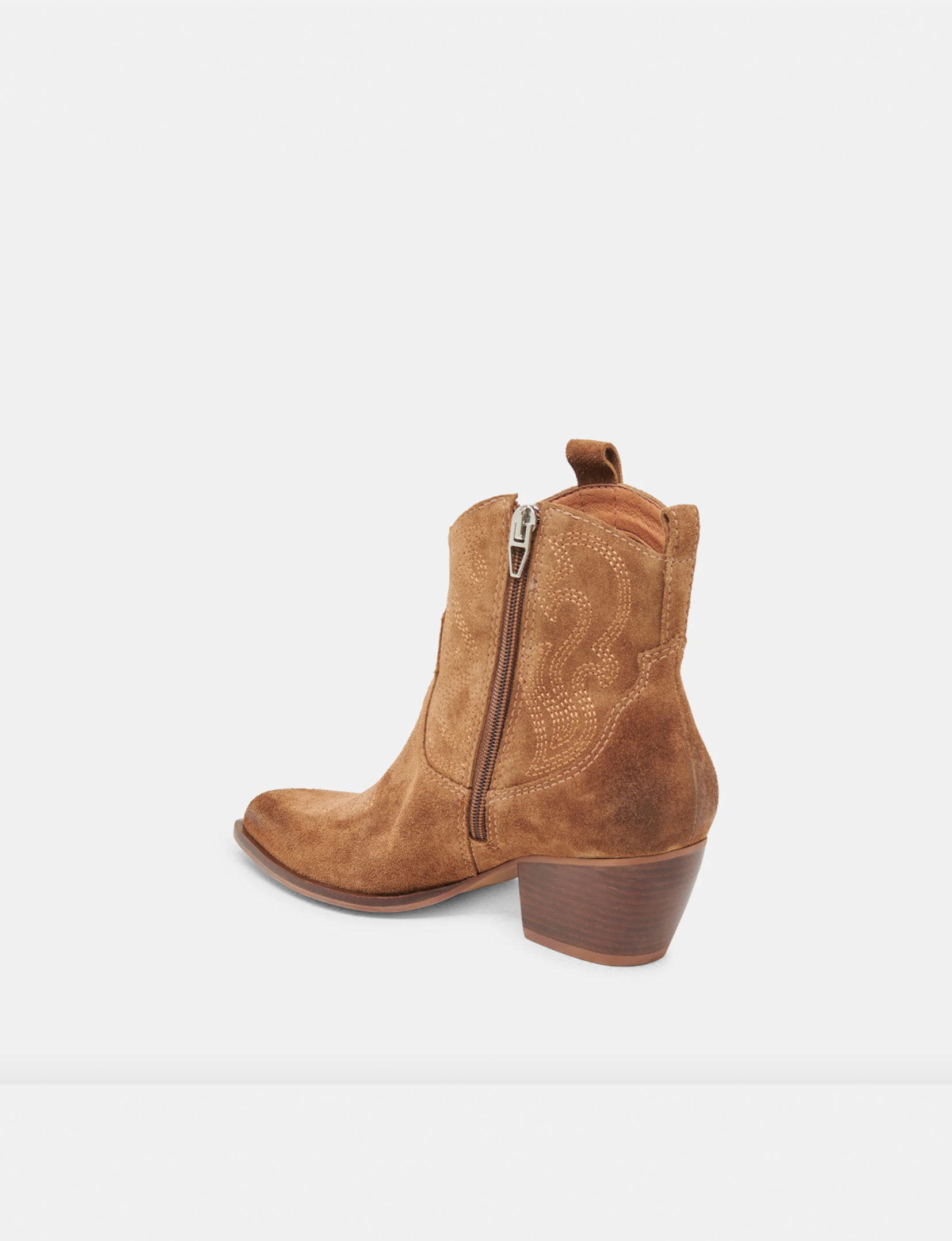 Shania Boot, Brown Suede