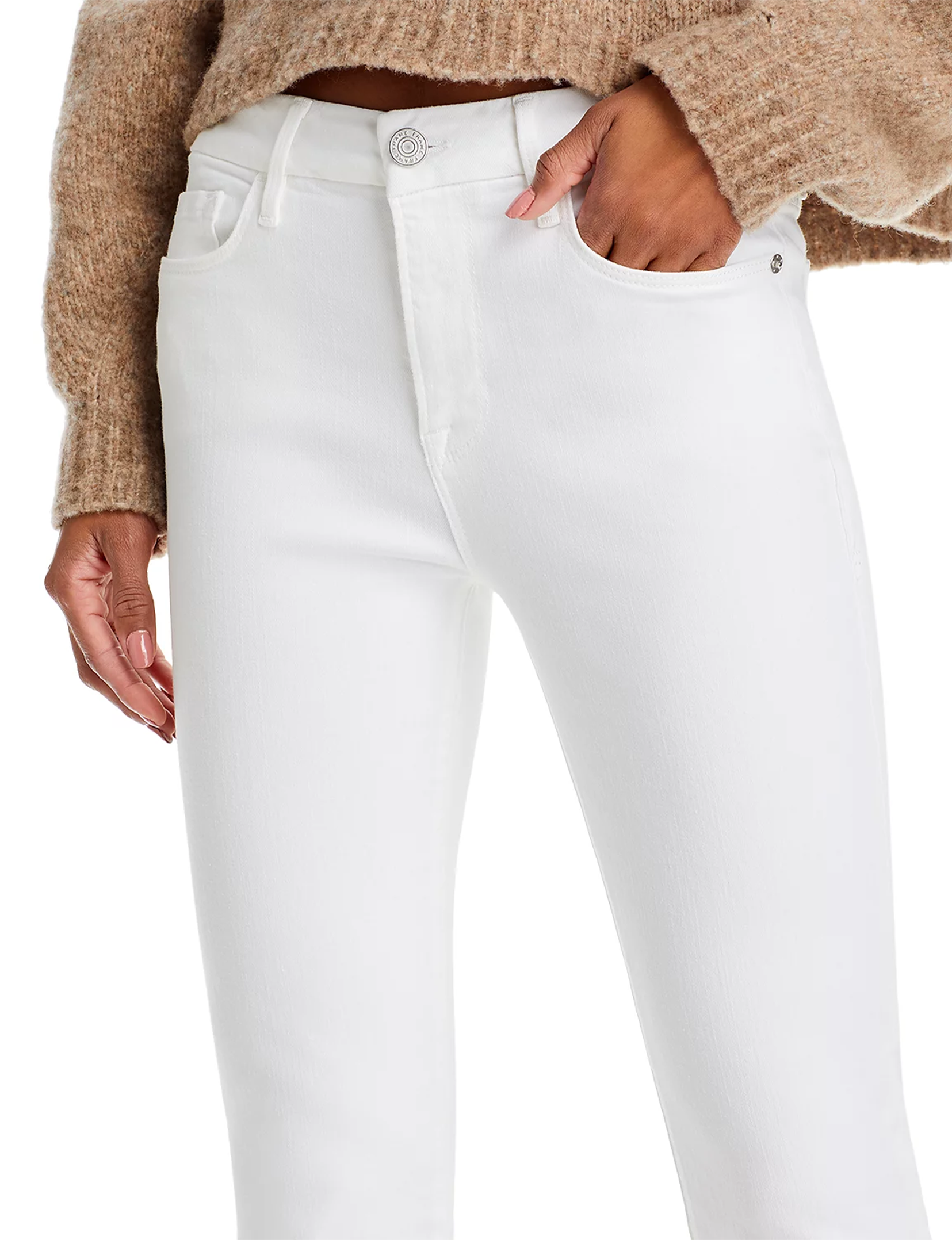 Le Crop Mini Boot, Blanc