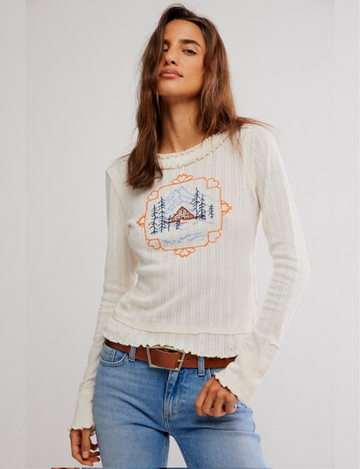 Through The Woods Tee, Frame/Combo