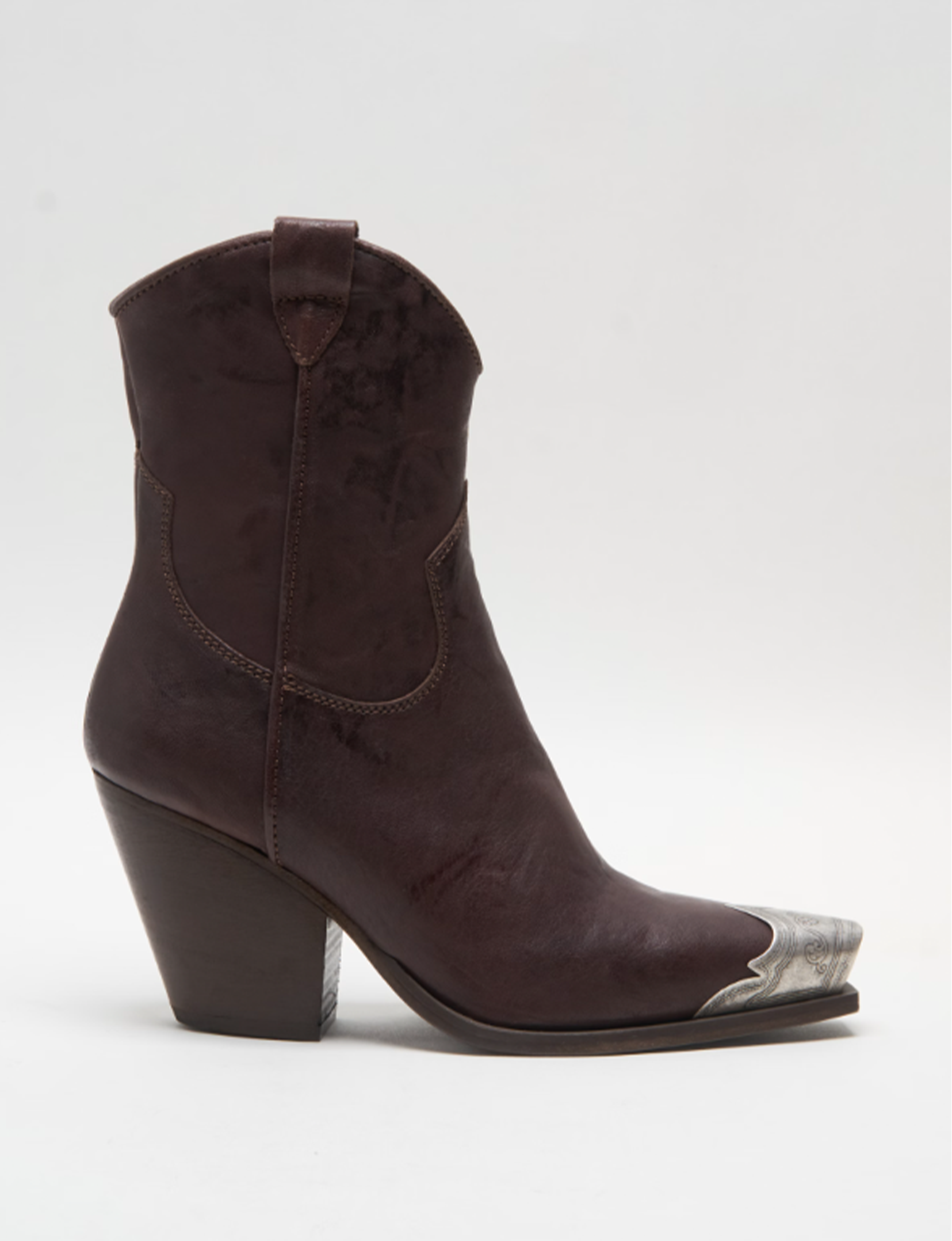 Brayden Western Boot, Hot Fudge