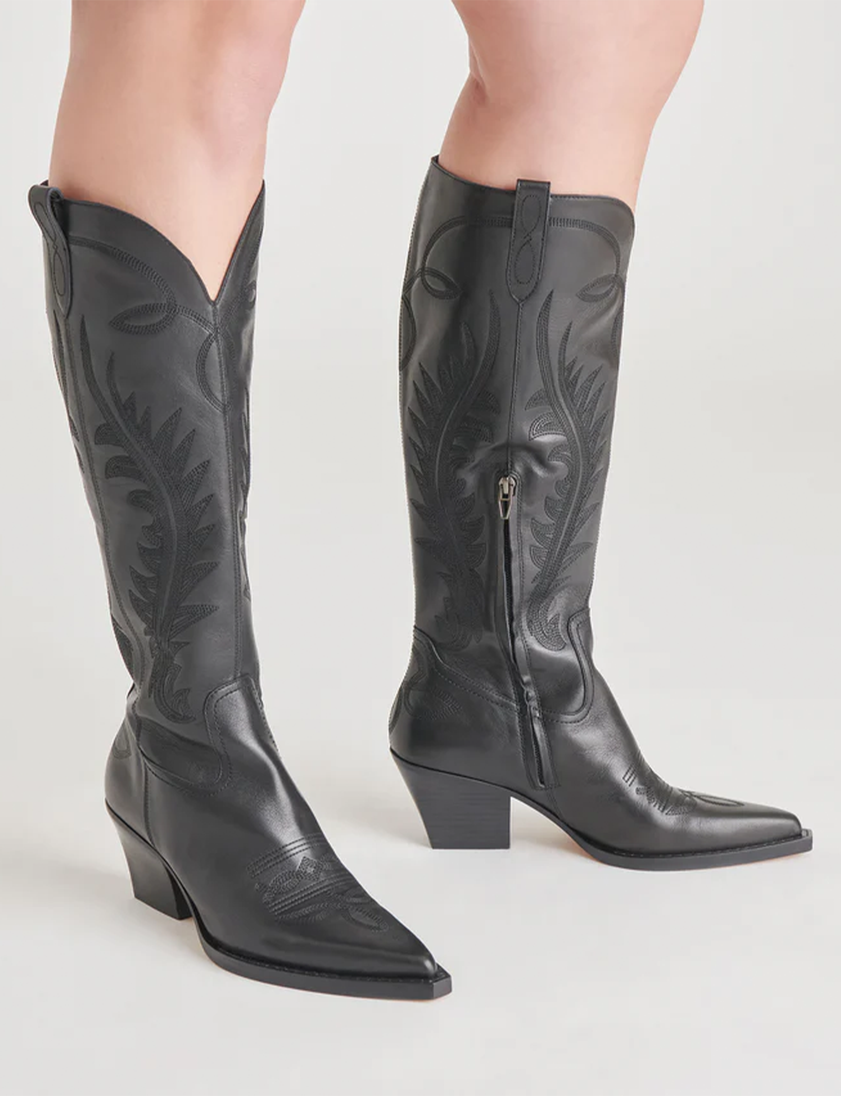 Ryatt Boot, Black Leather