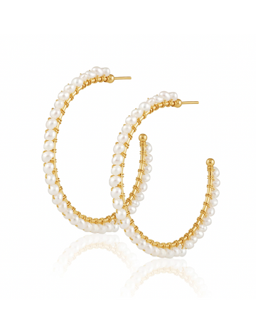 Marilyn Pearl Hoop, Gold