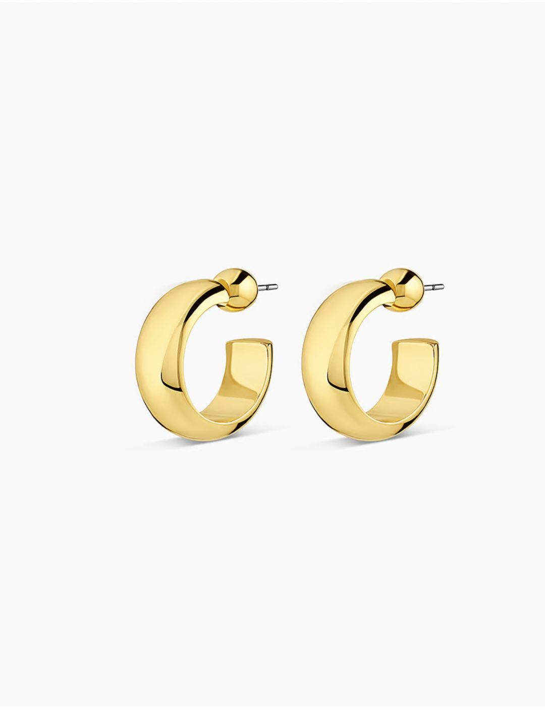 Paseo Small Hoops, Gold