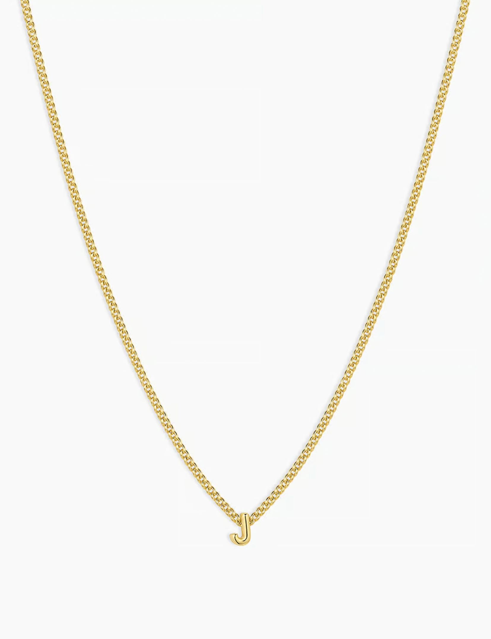 Wilder Mini Alphabet Necklace, Gold